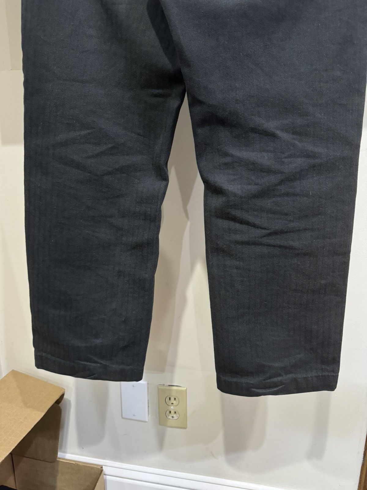 Uniform Bridge Uniform Bridge Herringbone HBT Fatigue Baker Pants Black Size US 30 / EU 46 - 9 Thumbnail