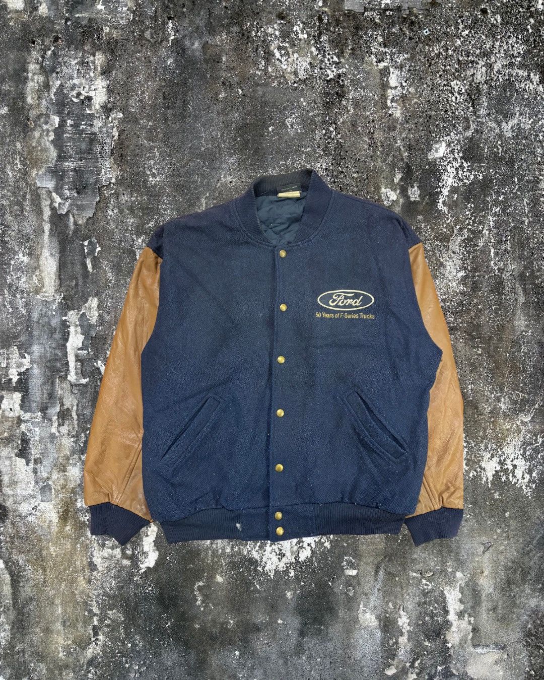 Other Vintage Ford Letterman Varsity Jacket Size US L / EU 52-54 / 3 - 1 Thumbnail
