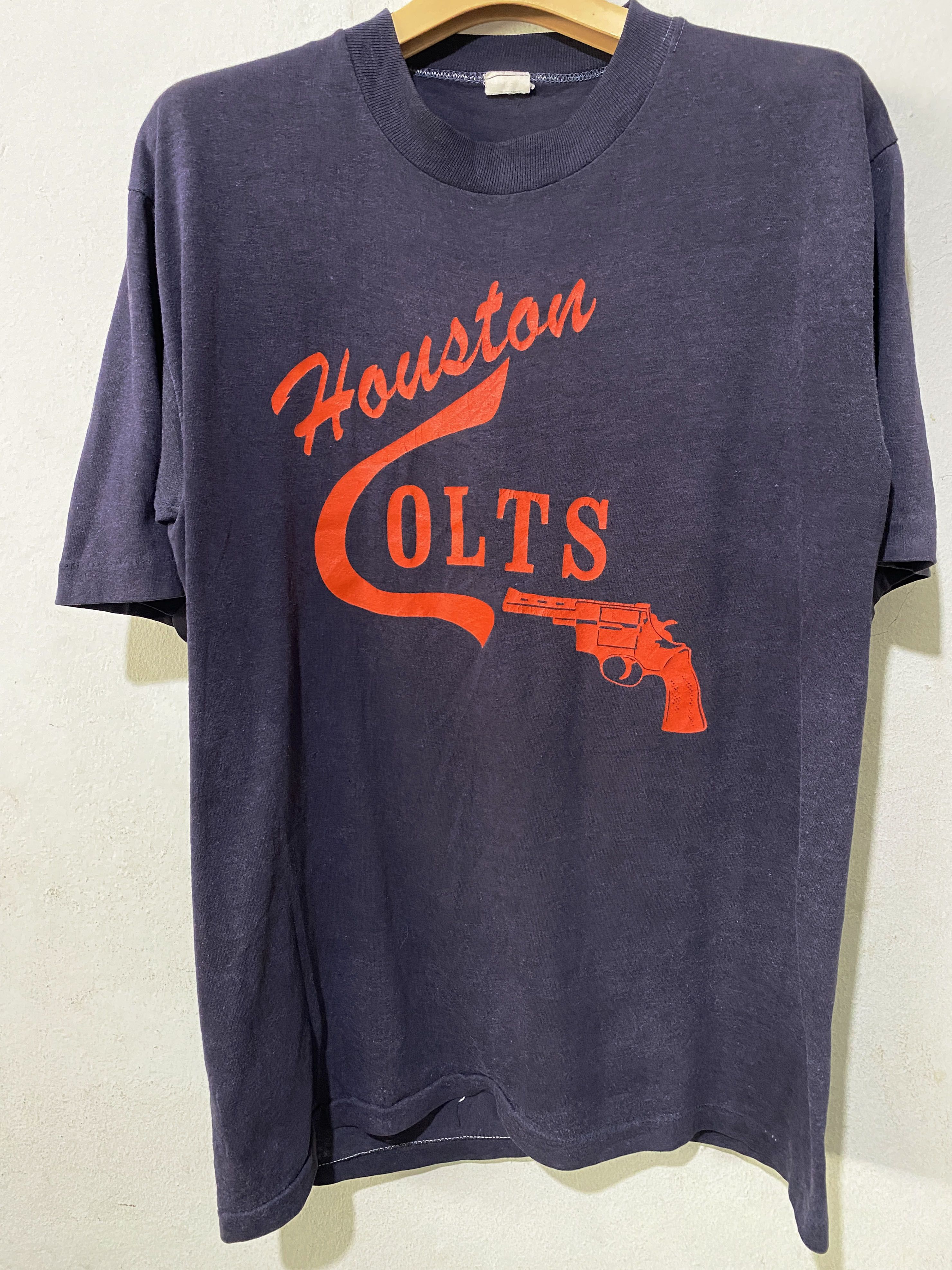Band Tees × Vintage Vintage 80s Houseton Colts Shirt Size US L / EU 52-54 / 3 - 1 Thumbnail