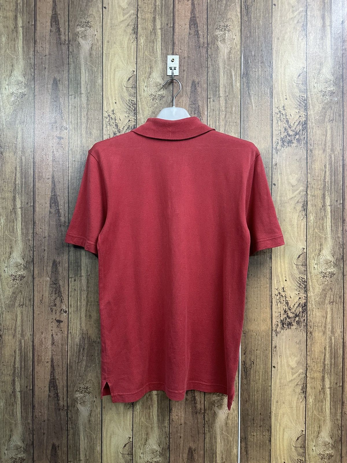 Burberry Burberry Black Label Red Polo Shirt A454 Size US S / EU 44-46 / 1 - 4 Thumbnail