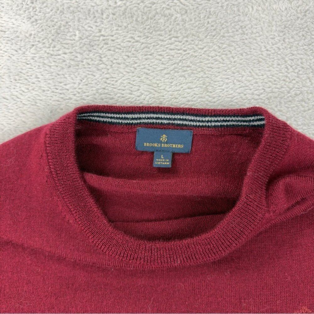 Brooks Brothers Brooks Brothers Men's Size Large 100% Merino Wool Red Sweat Size US L / EU 52-54 / 3 - 4 Thumbnail