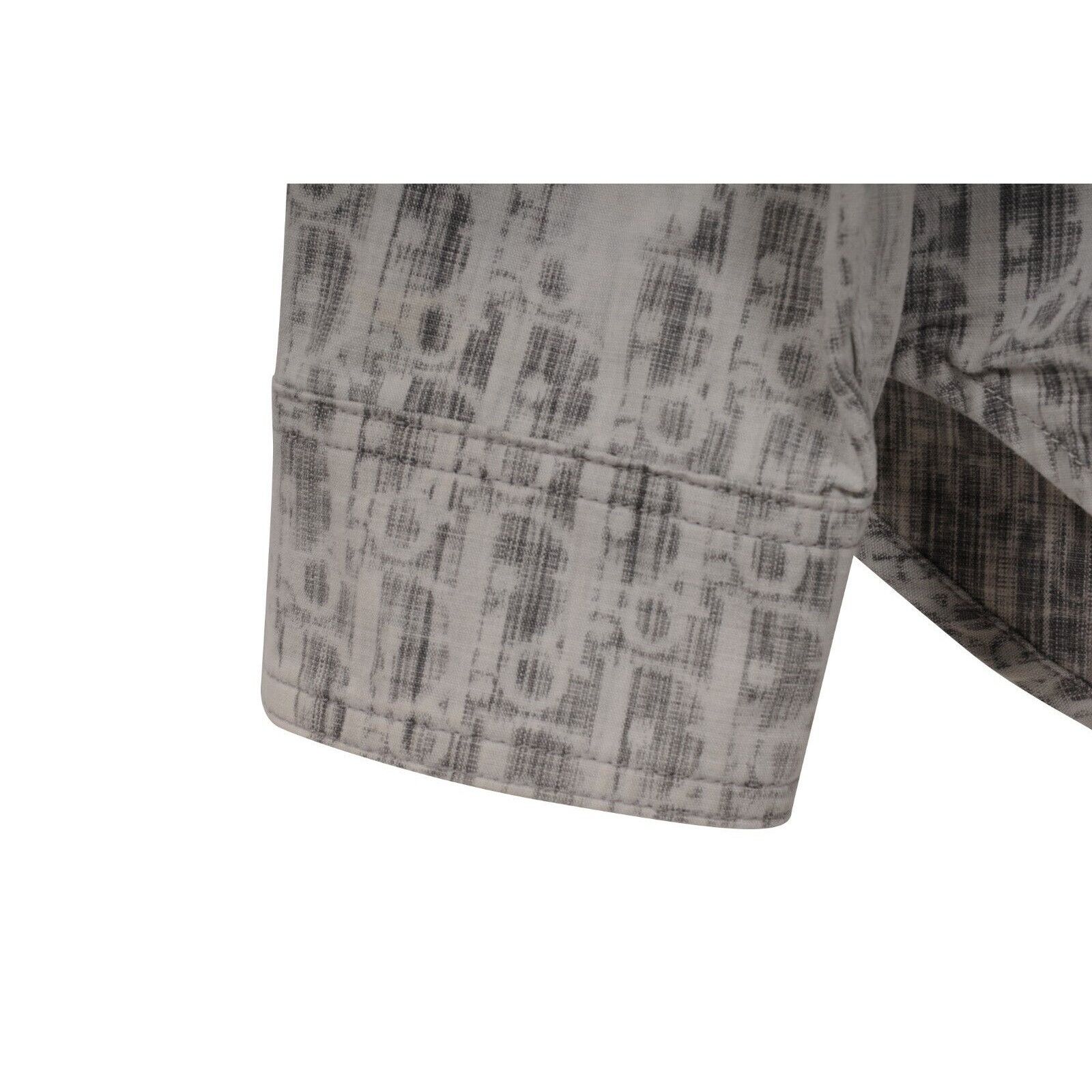 Dior Oblique Button Down Denim Shirt IT 42 White Size US L / EU 52-54 / 3 - 7 Thumbnail