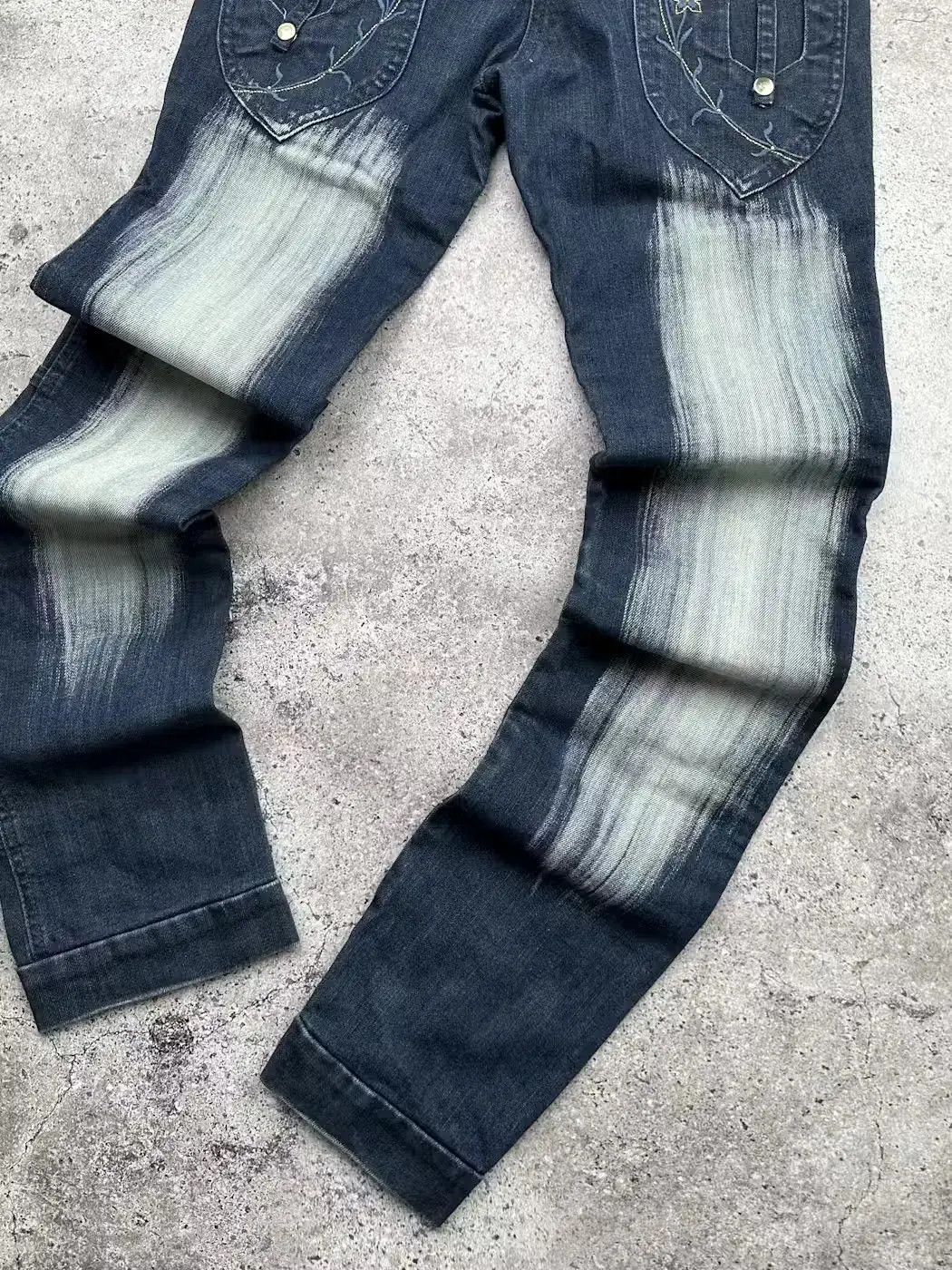 Japanese Brand Vintage Faded Skinny Jeans C413(V431) Size 27" / US 4 / IT 40 - 8 Thumbnail