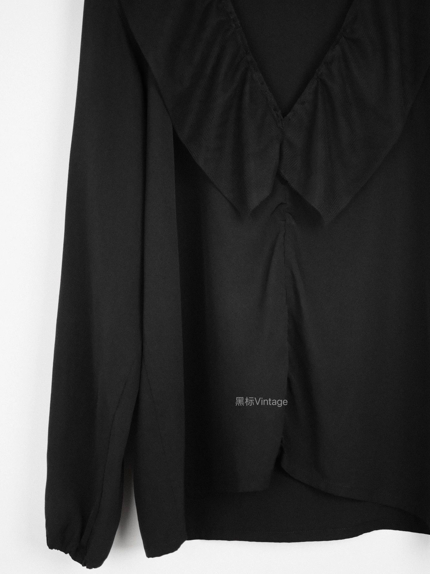 Yohji Yamamoto Yohji Yamamoto 08SS Vintage Silk Mesh Long Sleeve Women 9/10 Size XS / US 0-2 / IT 36-38 - 3 Thumbnail