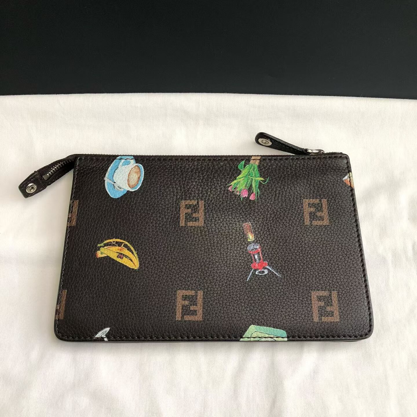 Fendi FENDI Lifestyle Graffiti Clutch Bag Size ONE SIZE - 1 Thumbnail