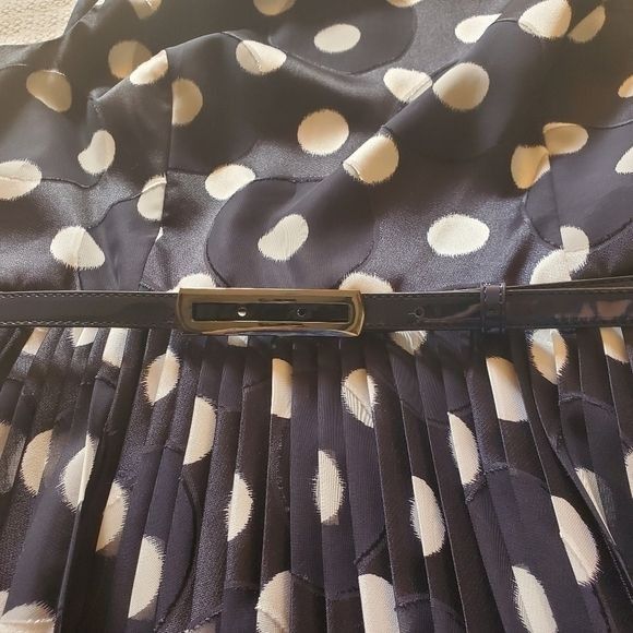 Adrianna Papell Adrianna Papell Pleated Burn Out Dot Fit and Flare Sz. 14 Dr Size XL / US 12-14 / IT 48-50 - 6 Thumbnail