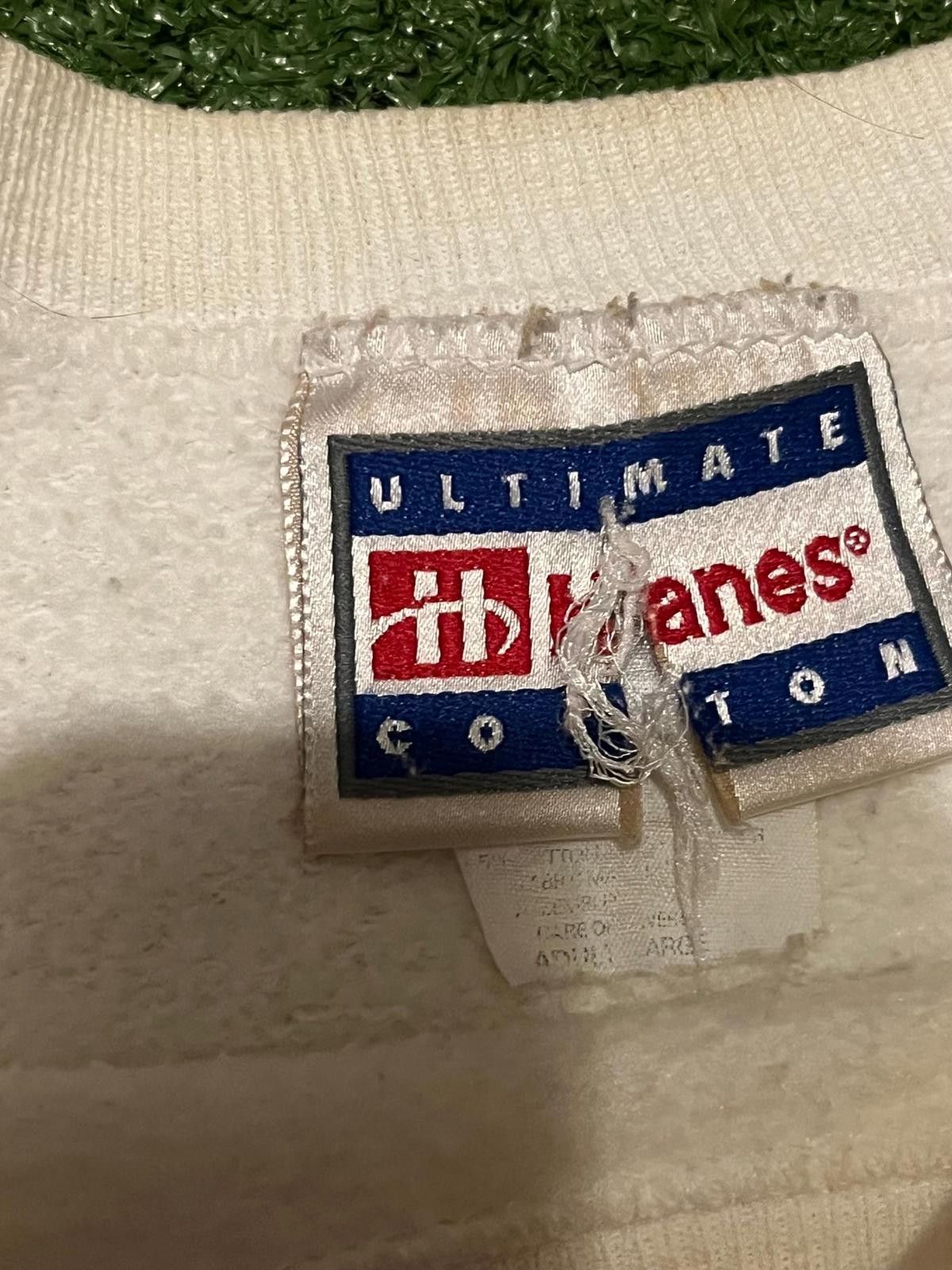 Hanes Vintage Hanes White Crewneck Sweatshirt Size ONE SIZE - 5 Thumbnail