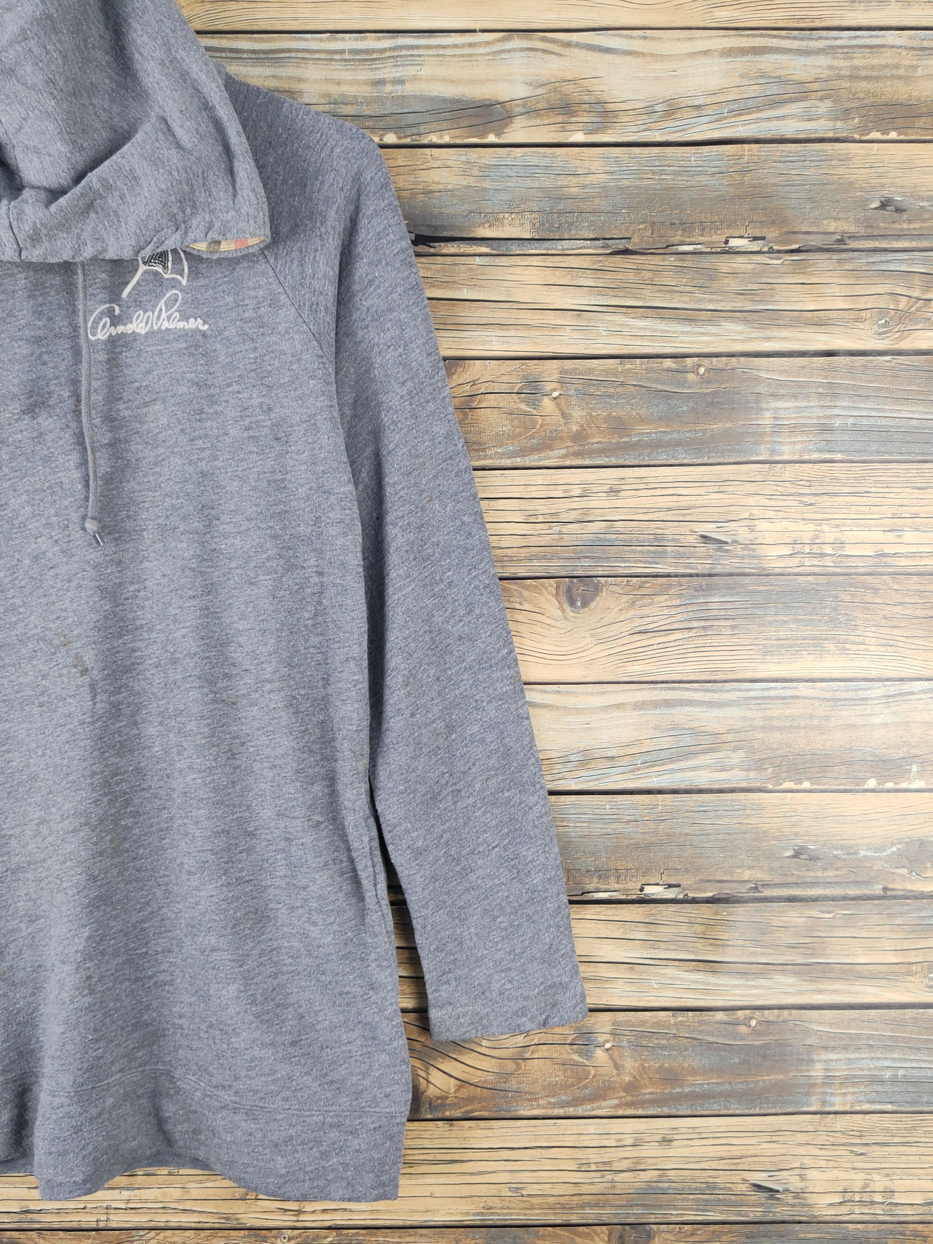 Japanese Brand × Vintage Arnold Palmer Gray Hoodie Sweatshirts #W1685 Size US S / EU 44-46 / 1 - 6 Thumbnail