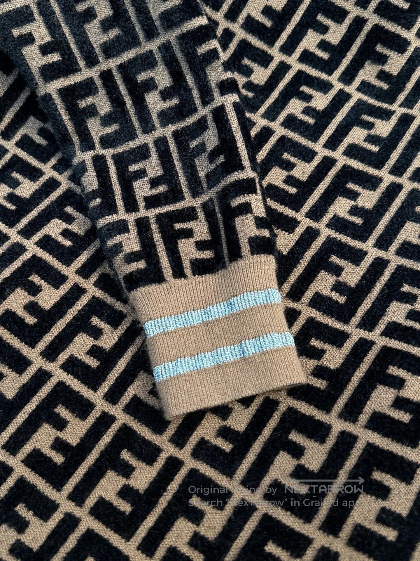 Fendi Fendi Autumn Winter Irregular Flocked Dress. Size M / US 6-8 / IT 42-44 - 3 Thumbnail