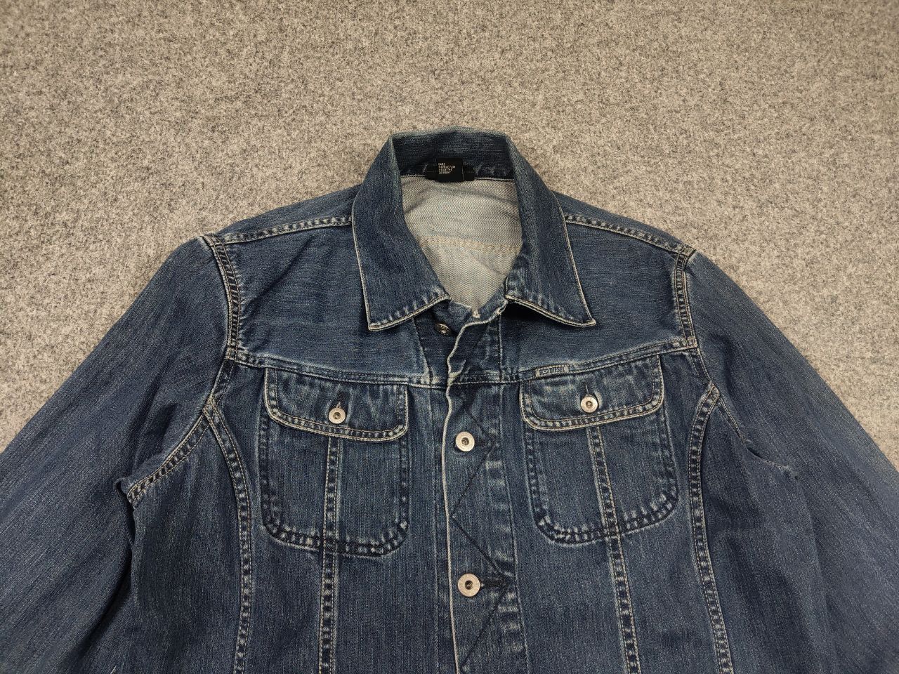 Diesel Vintage 90's Diesel Gregg Denim Button Jacket Y2K Style LGB Size US L / EU 52-54 / 3 - 3 Thumbnail