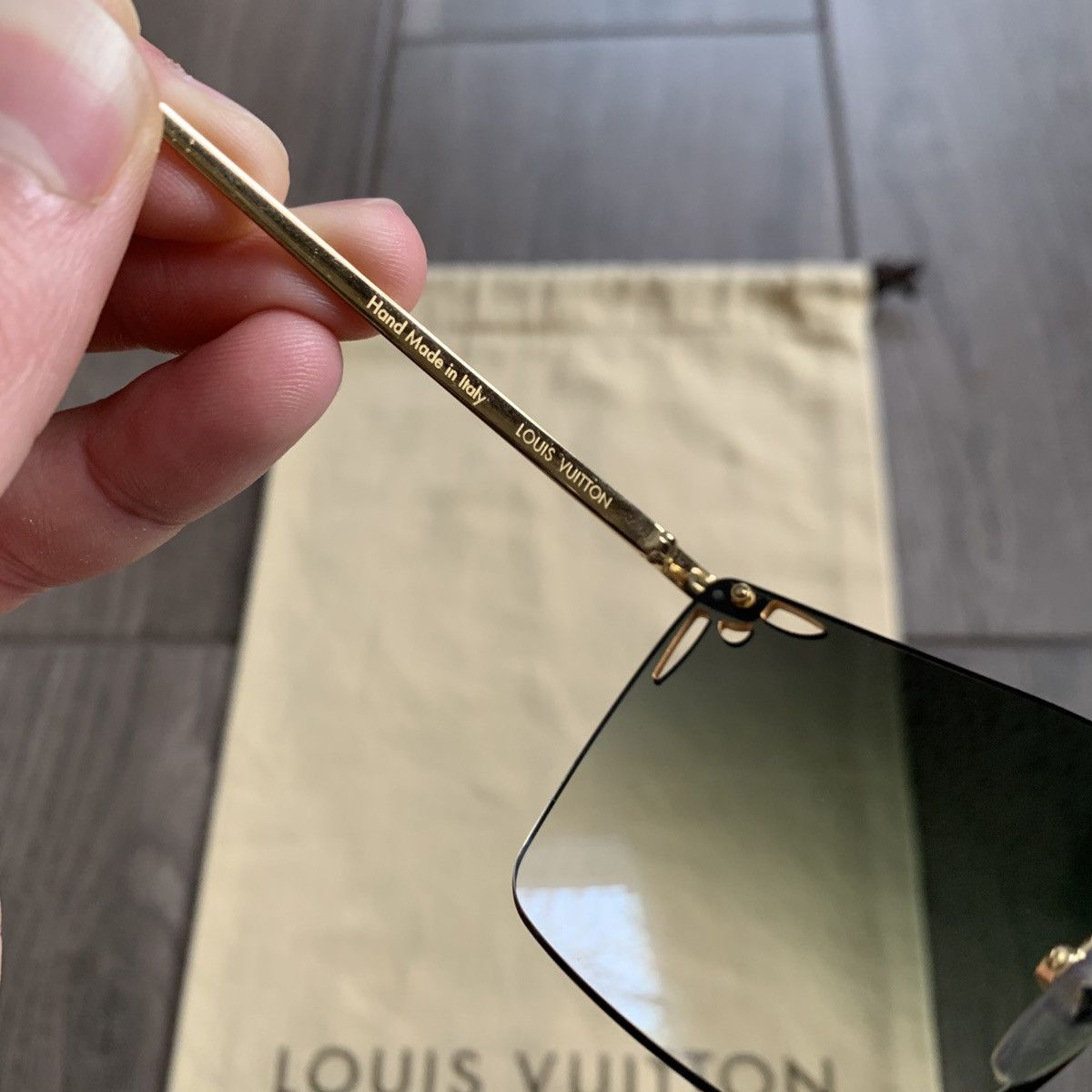 Louis Vuitton Louis Vuitton LV Monogram Gradient Z0589U Womens Sunglasses Size ONE SIZE - 15 Thumbnail