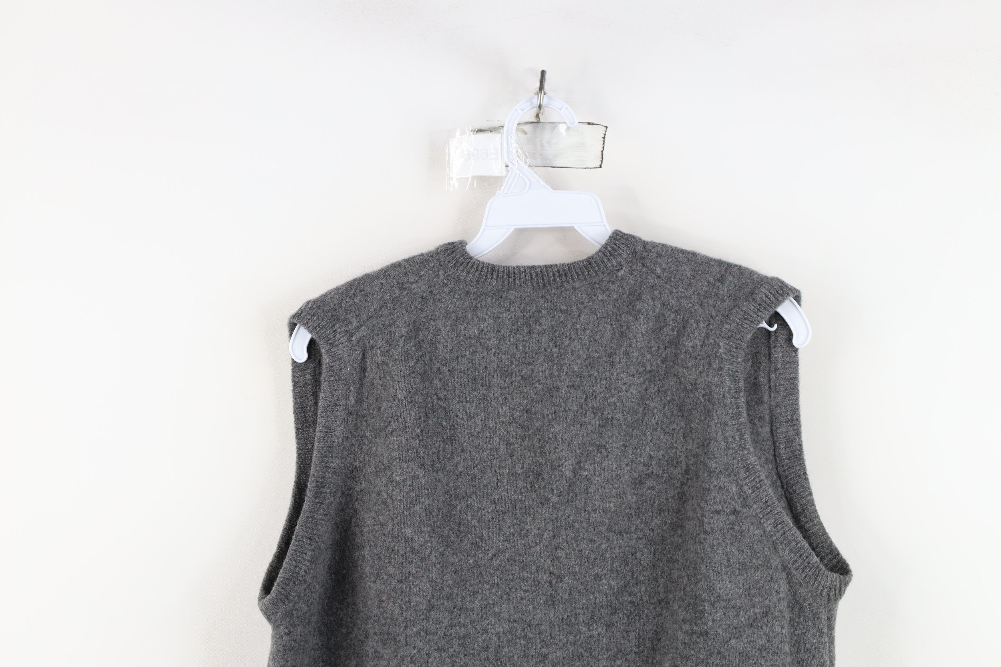 Vintage Vintage 70s Streetwear Lambs Wool Knit Sweater Vest Size XL / US 12-14 / IT 48-50 - 7 Thumbnail