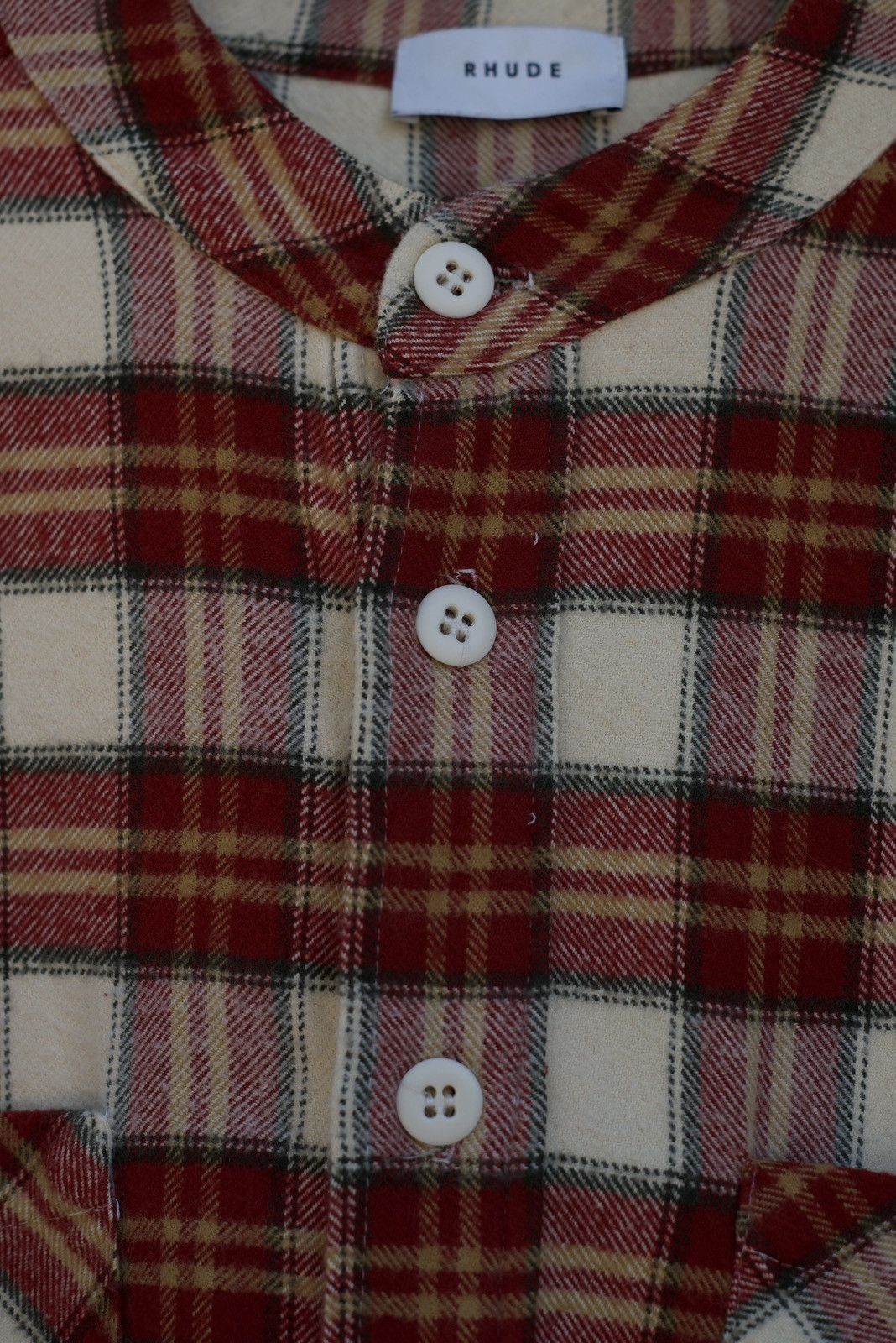 Rhude RHUDE - Mandarin Flannel Size US L / EU 52-54 / 3 - 3 Thumbnail