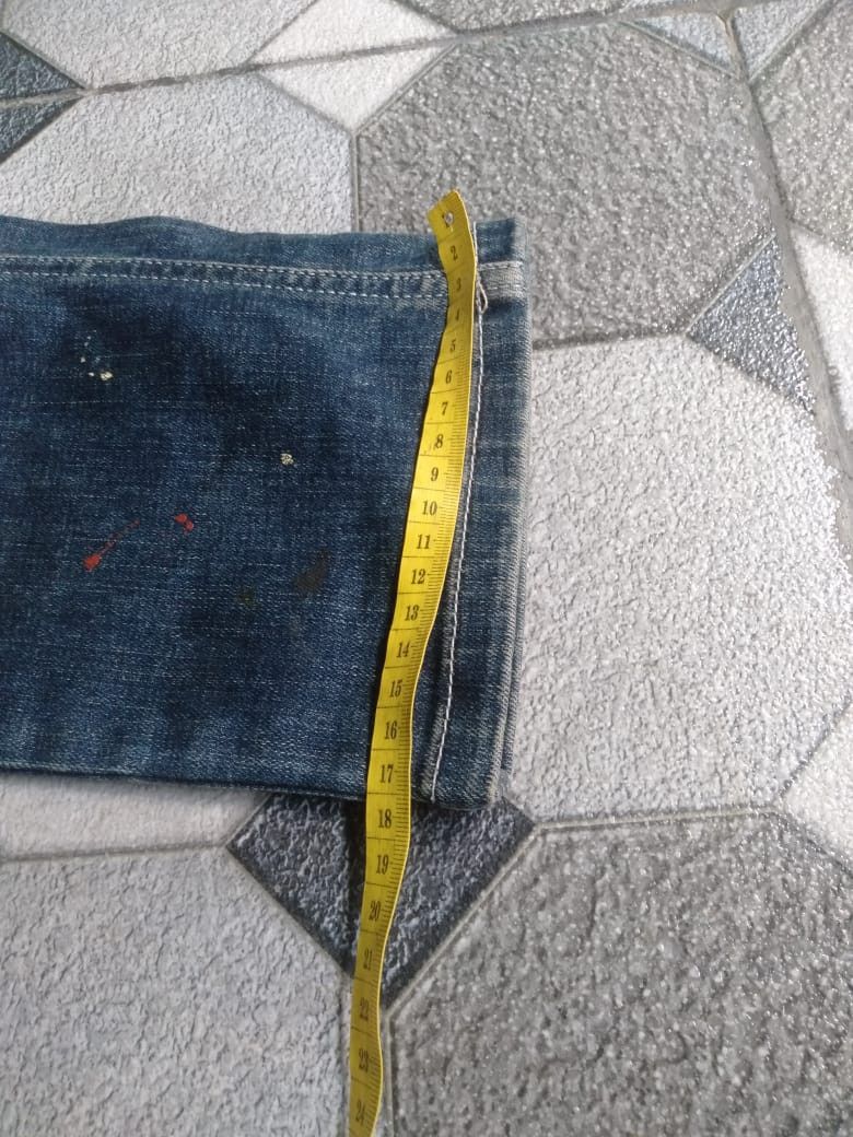 Japanese Brand The Stori Denim Jeans Distrassed Size US 31 - 12 Thumbnail