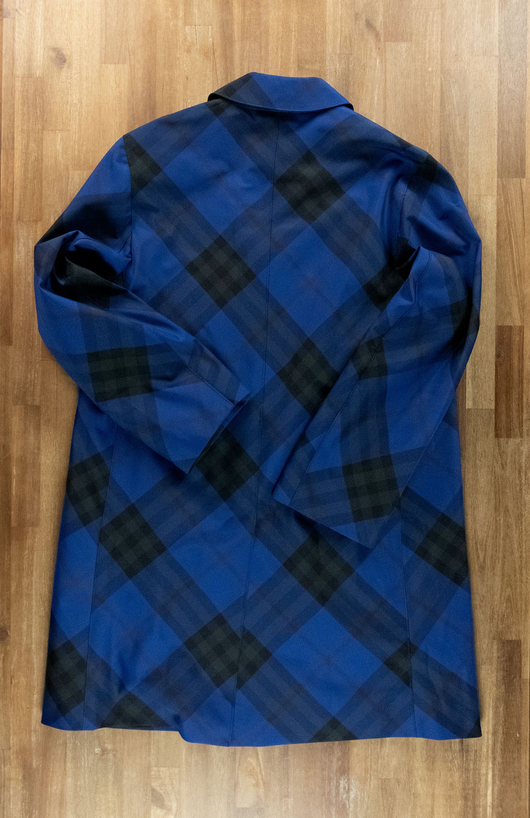 Burberry BURBERRY Knight IP check blue car coat Size 38 US / 48 IT Size US M / EU 48-50 / 2 - 11 Thumbnail