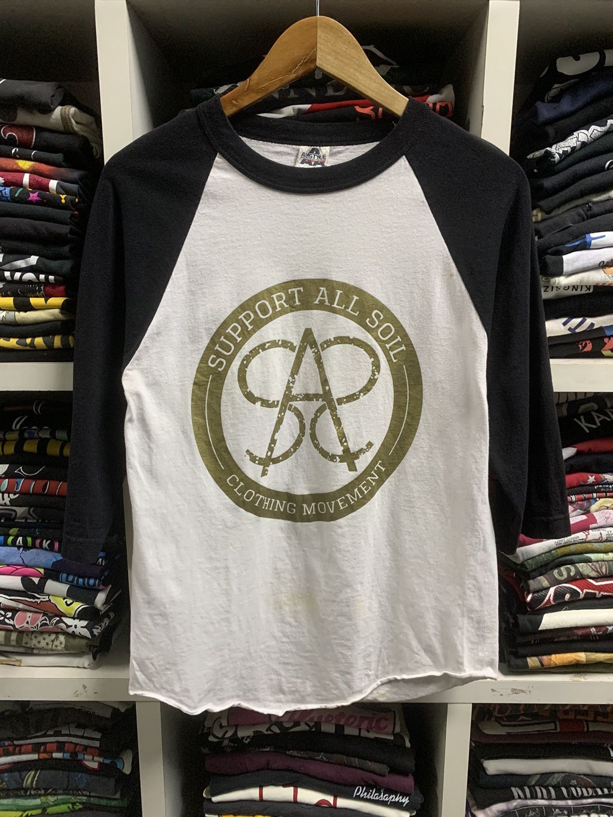 Alstyle × Vintage Vintage Support All Soil Shirt Size US S / EU 44-46 / 1 - 1 Thumbnail