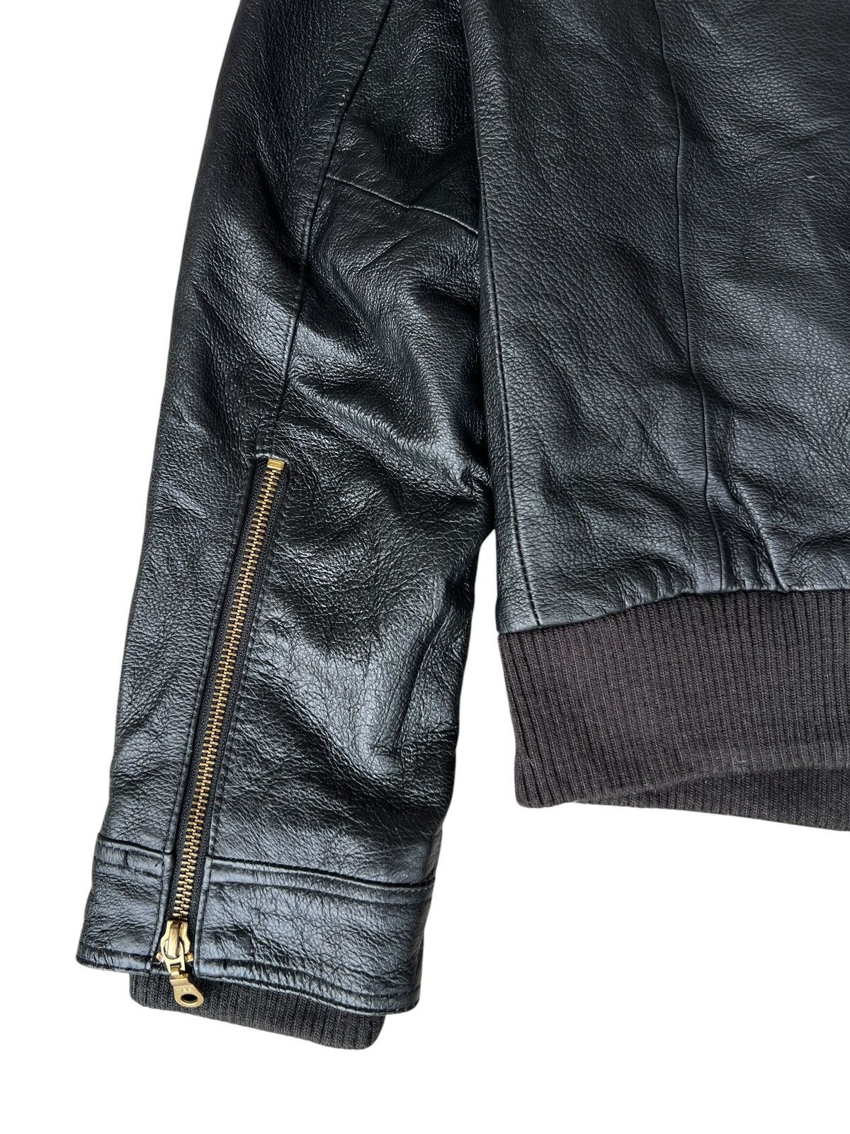 URBAN RESEARCH DOORS Urban Research Japan Black Zipper Leather Jacket Size US S / EU 44-46 / 1 - 10 Thumbnail