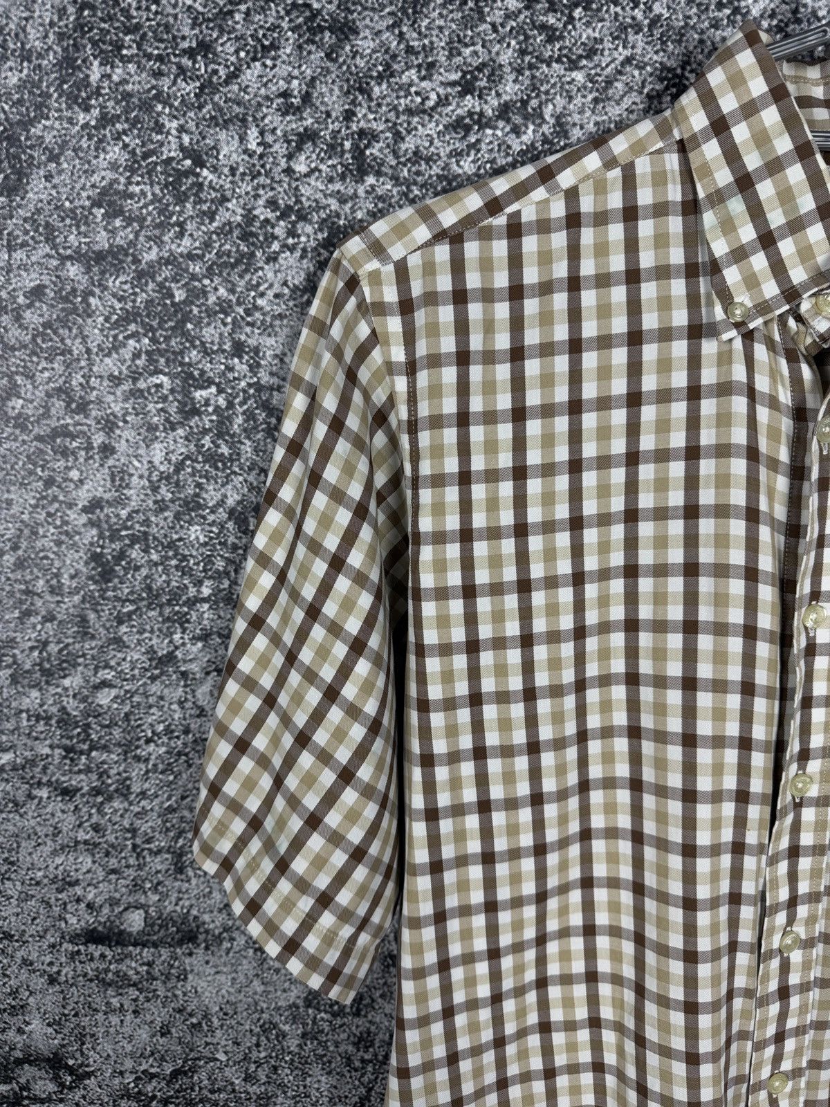 Aquascutum Aquascutum London Short Sleeve Plaid Shirt Button Up Size S Size US S / EU 44-46 / 1 - 3 Thumbnail