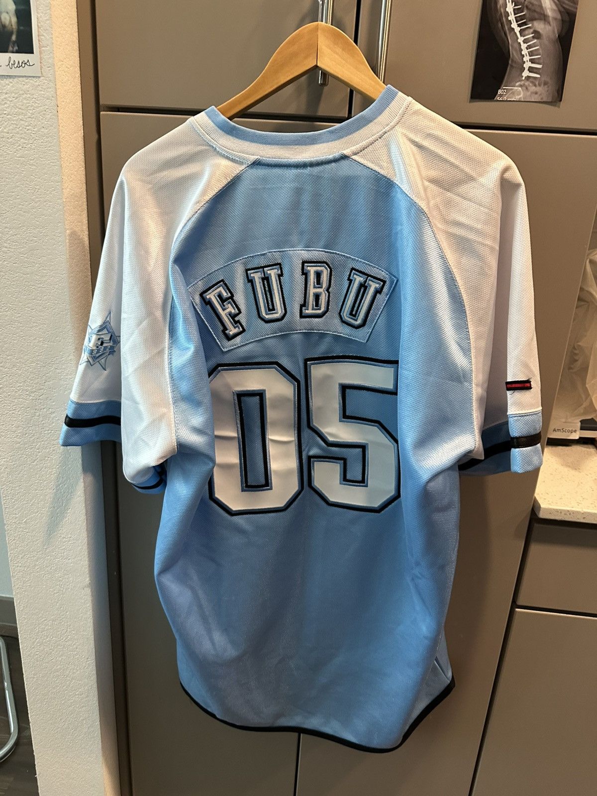 Fubu Dirty South Blue and White Fubu Jersey Size US L / EU 52-54 / 3 - 2 Thumbnail