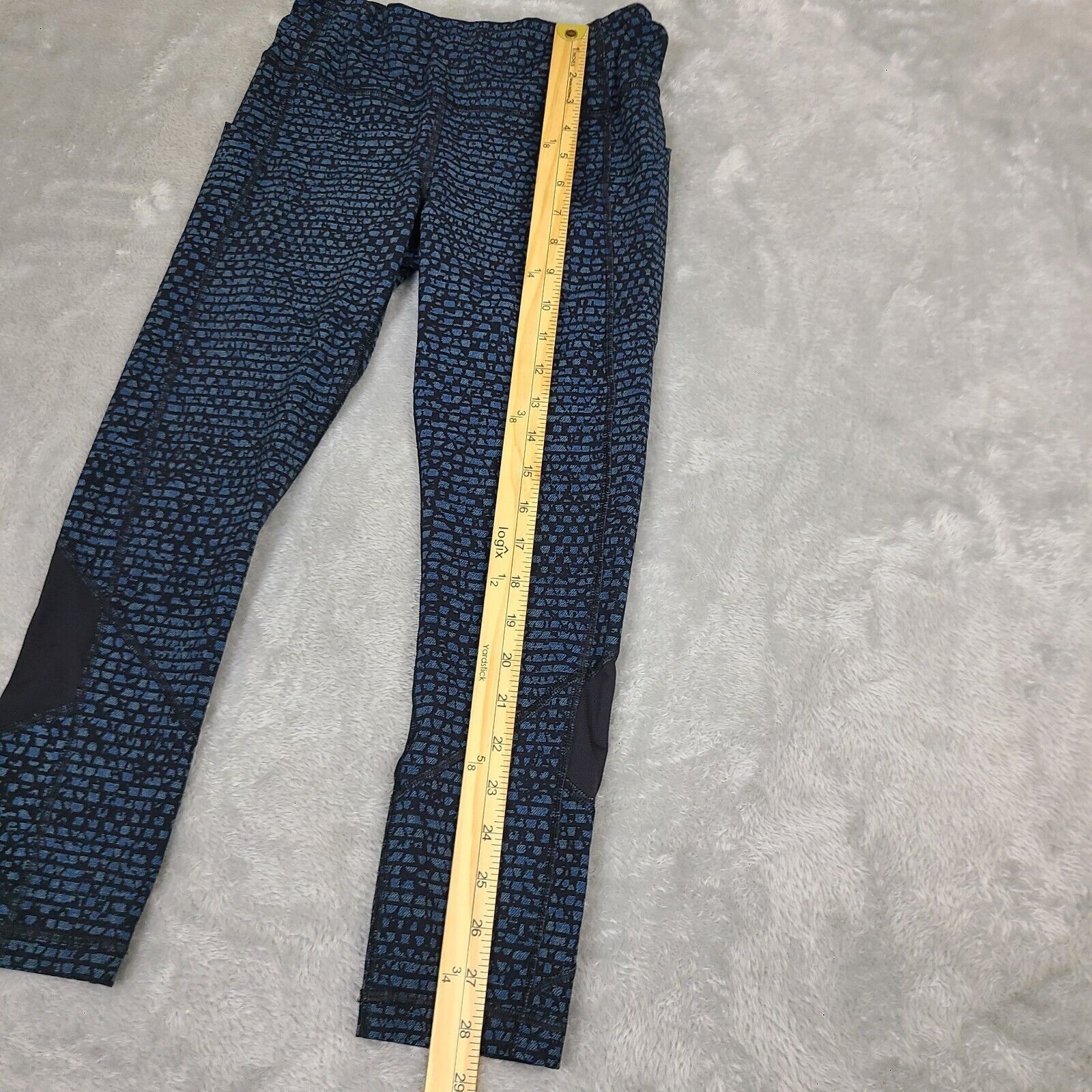 Lululemon Lululemon Pace Rival Crop Legging Shatter Weave Desert Teal Size 27" / US 4 / IT 40 - 5 Thumbnail