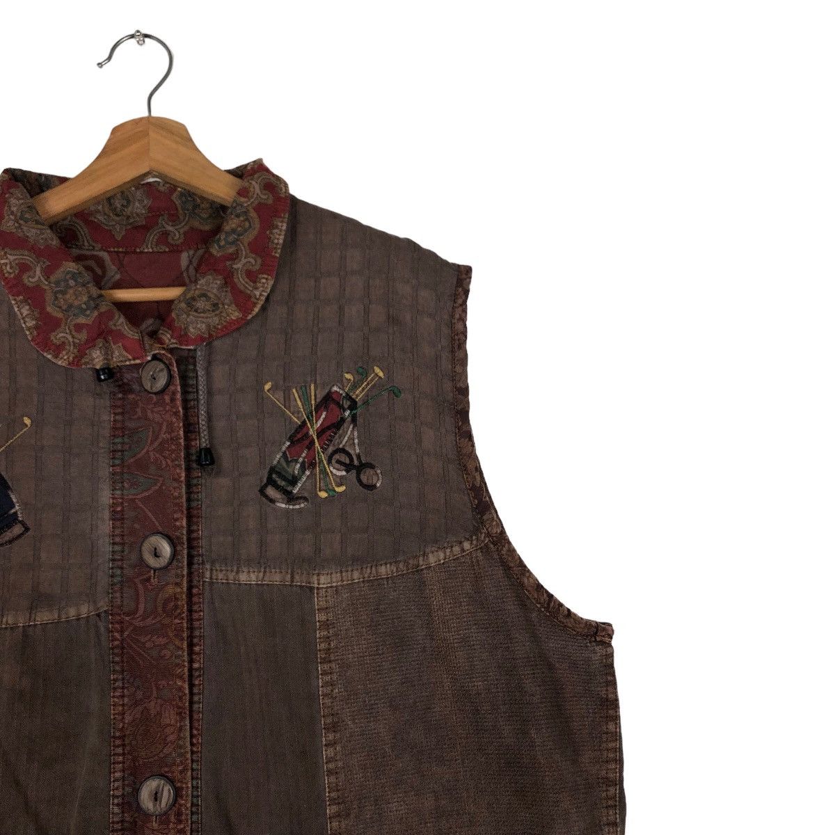 Japanese Brand 🔥90’s Vintage Vest Native Navajo Aztec Design Kapital Size US M / EU 48-50 / 2 - 6 Thumbnail