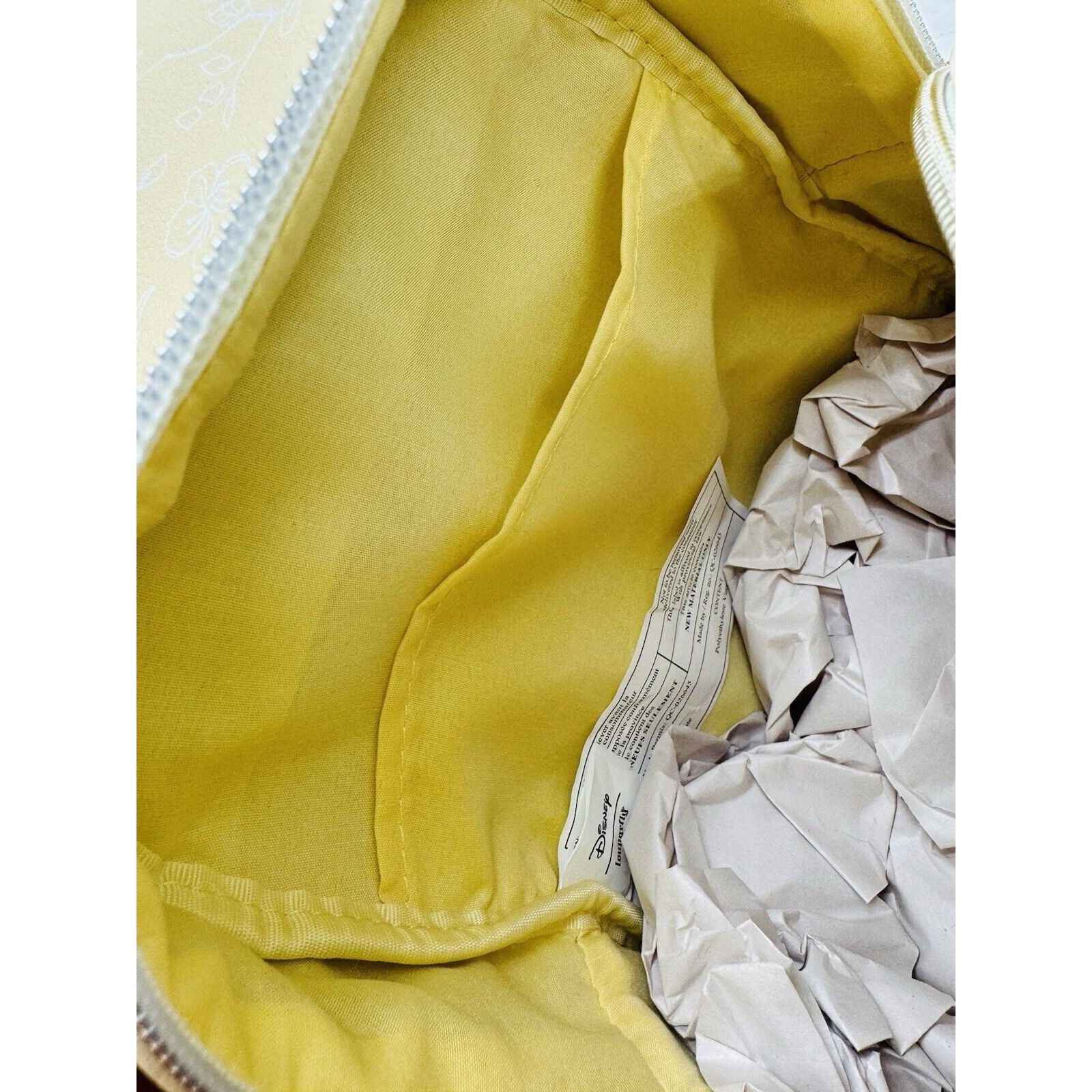 Disney Loungefly Disney Snow White & Seven Dwarfs Sketch Yellow Min Size ONE SIZE - 5 Thumbnail