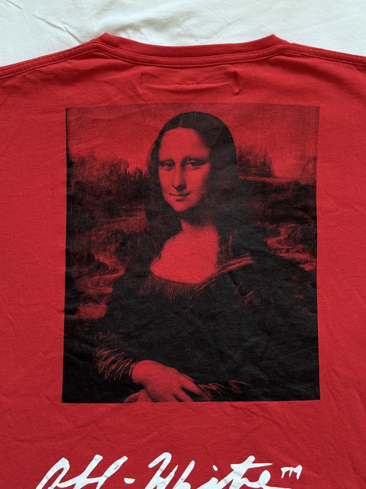 Off-White Off-White Printed Mona Lisa Tshirt Size US M / EU 48-50 / 2 - 5 Thumbnail