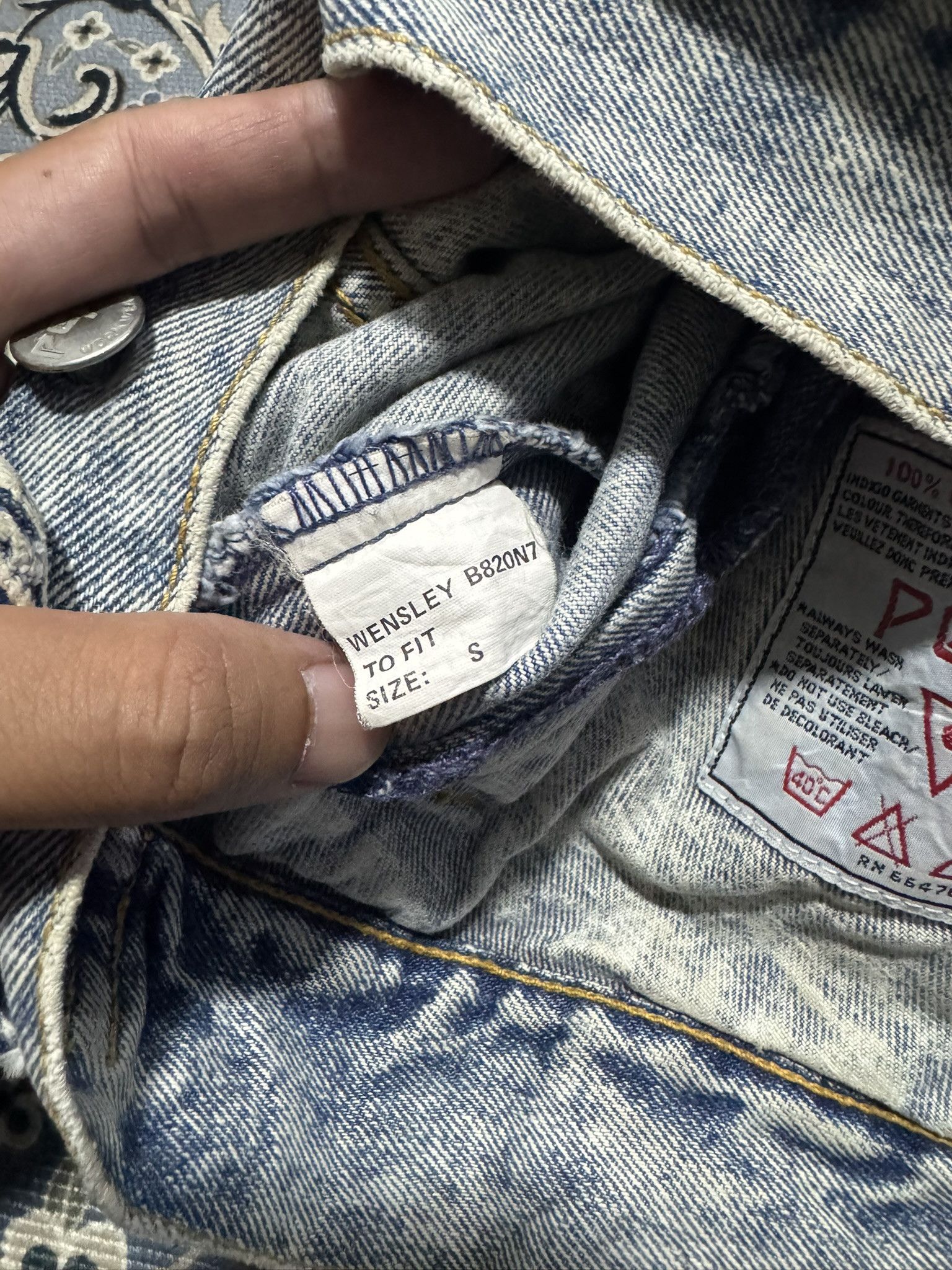 JNCO × Pepe Jeans Vintage 90's Pepe Jeans Custom Patchwork Trucker Jacket Size US S / EU 44-46 / 1 - 10 Thumbnail