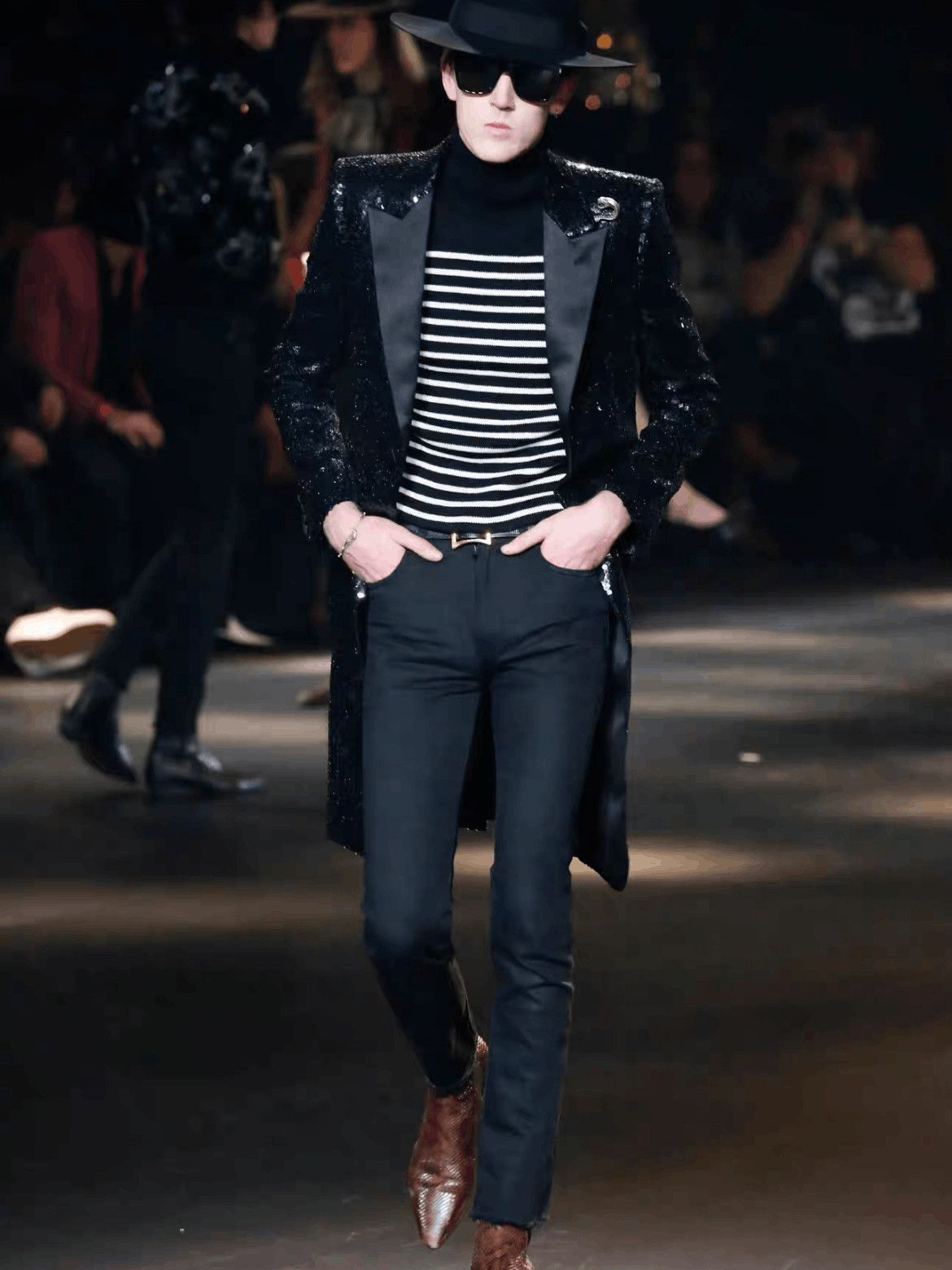 Other Saint Laurent Paris by Hedi 16AW Distressed Denim-2508 Size US 29 - 8 Thumbnail