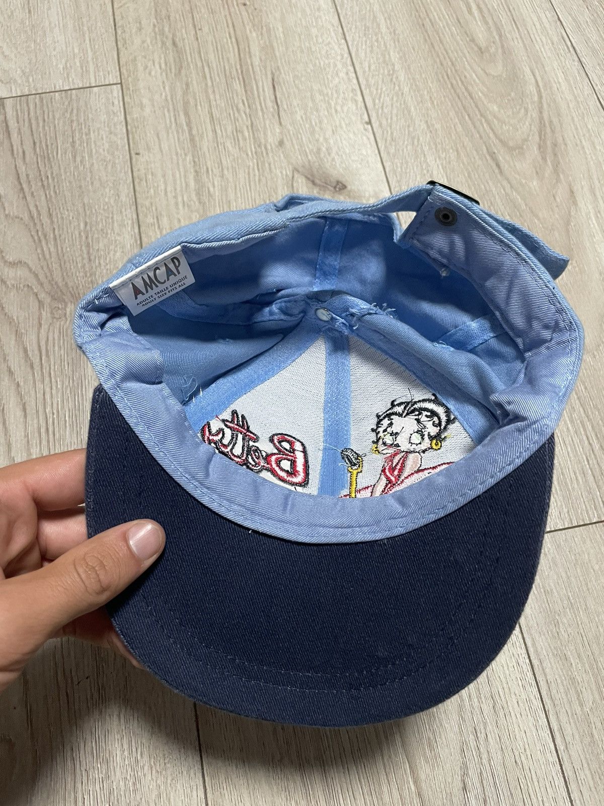 Vintage Vintage 90s Betty Boop On Tour Rare Cap Y2K Biker Hat Movie Size ONE SIZE - 8 Thumbnail