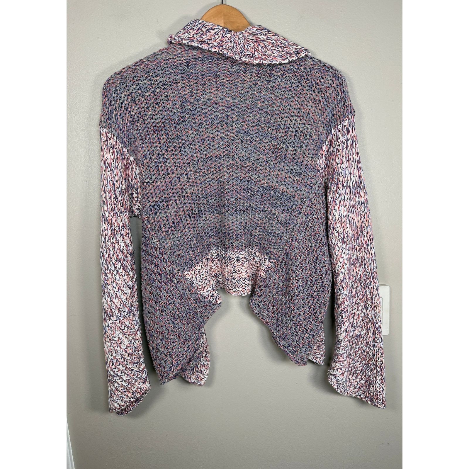 See by Chloe See by Chloe two tone melange crochet drape cardigan size 10 Size L / US 10 / IT 46 - 2 Thumbnail