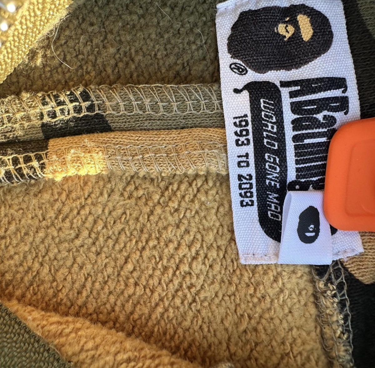 Bape A Bathing Ape Half Camo Full Zip Hoodie Size US XL / EU 56 / 4 - 4 Thumbnail