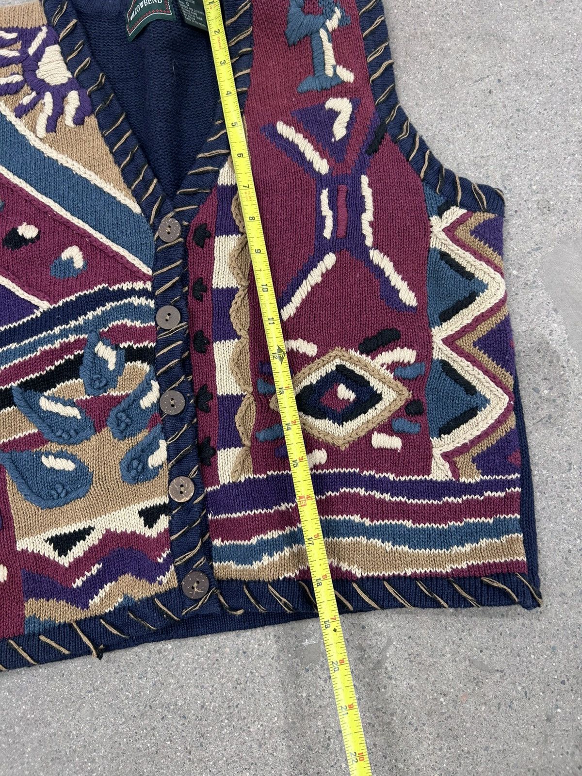 Coogi × Vintage Y2K Coogi Style Cardigan Vest Paisley Size S / US 4 / IT 40 - 5 Thumbnail