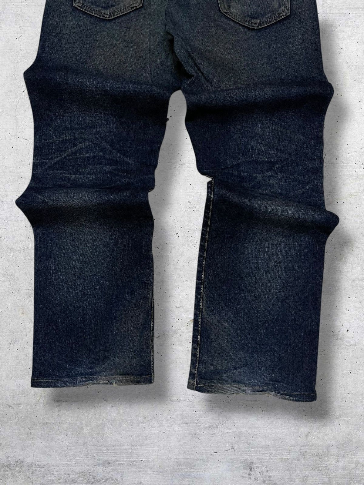 Edwin VINTAGE EDWIN 90S OG JAPAN DESIGNER DISTRESSED MUDWASH DENIM Size US 32 / EU 48 - 10 Thumbnail