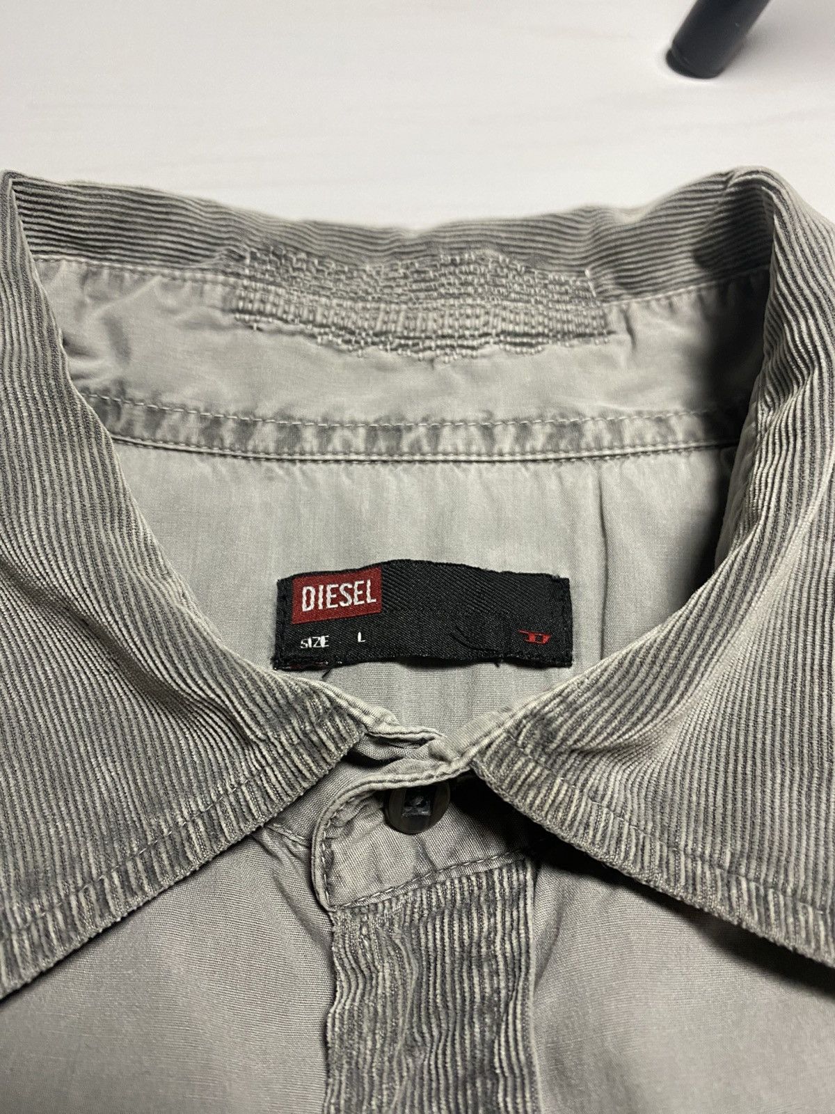 Diesel × Japanese Brand × Vintage Vintage Diesel Snow Eagle Big logo y2k button up t shirt Size US L / EU 52-54 / 3 - 3 Thumbnail
