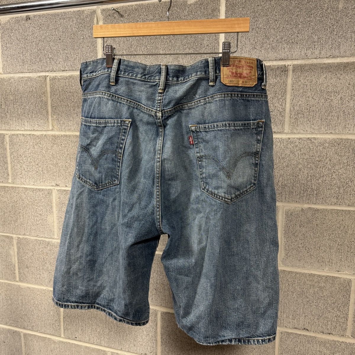 Levi's Levi's 569 Baggy Denim Shorts Jorts Skater ERD Grunge Chrome Size US 38 / EU 54 - 5 Thumbnail