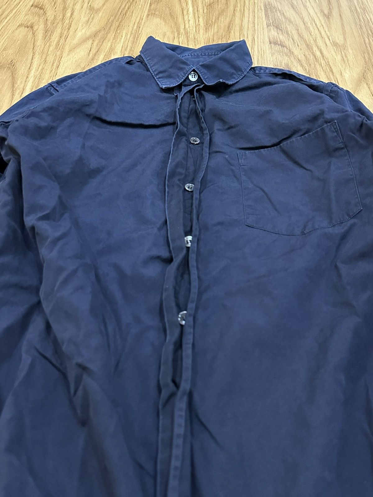 Comme des Garcons AW99 Comme Des Garcons Homme Plus Evergreen Ruffle Shirt Size US S / EU 44-46 / 1 - 4 Thumbnail