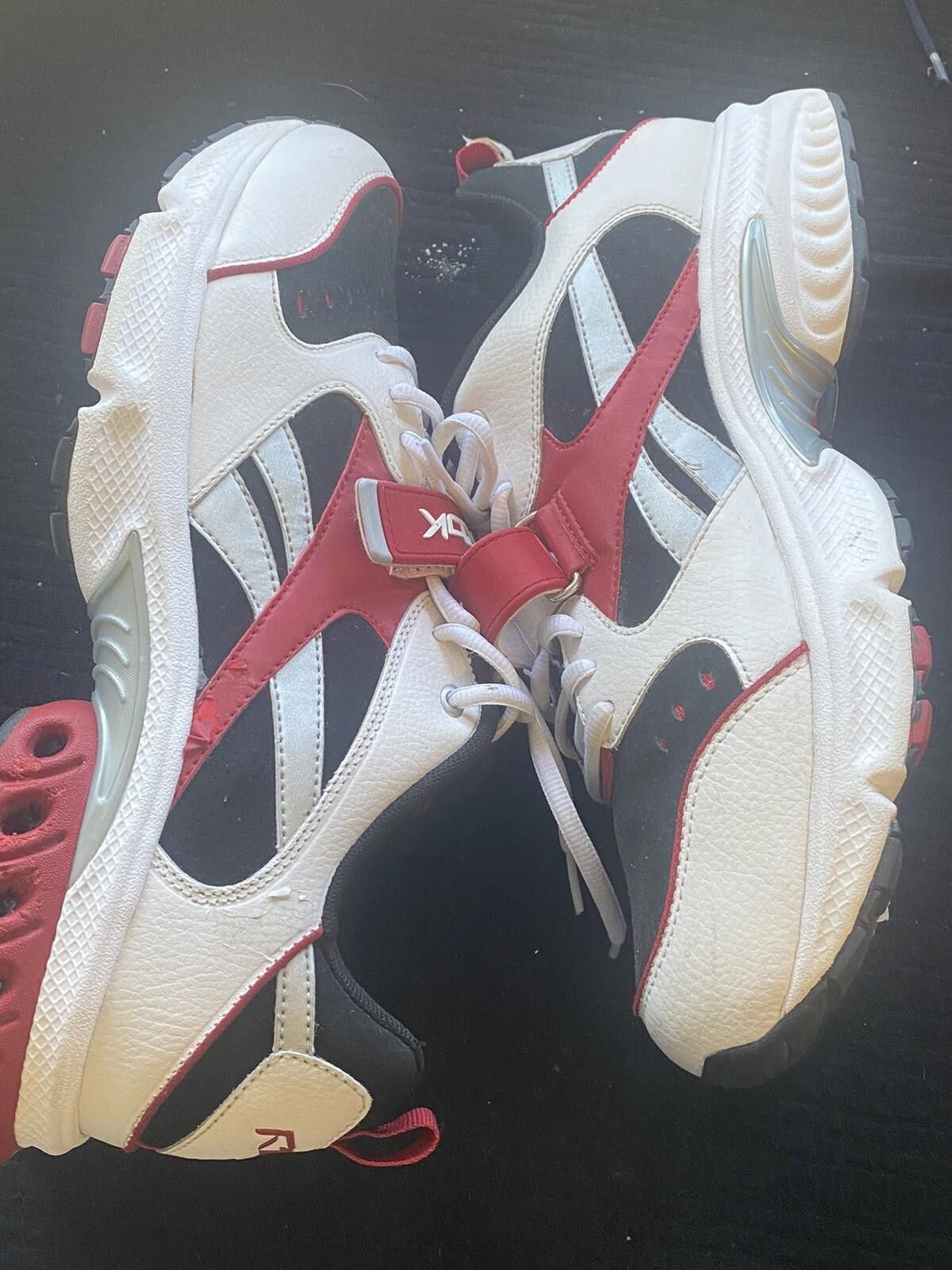 Reebok Reebok RB-704 FLU 2-177611 red black white shoes Size 12 Size US 12 / EU 45 - 4 Thumbnail