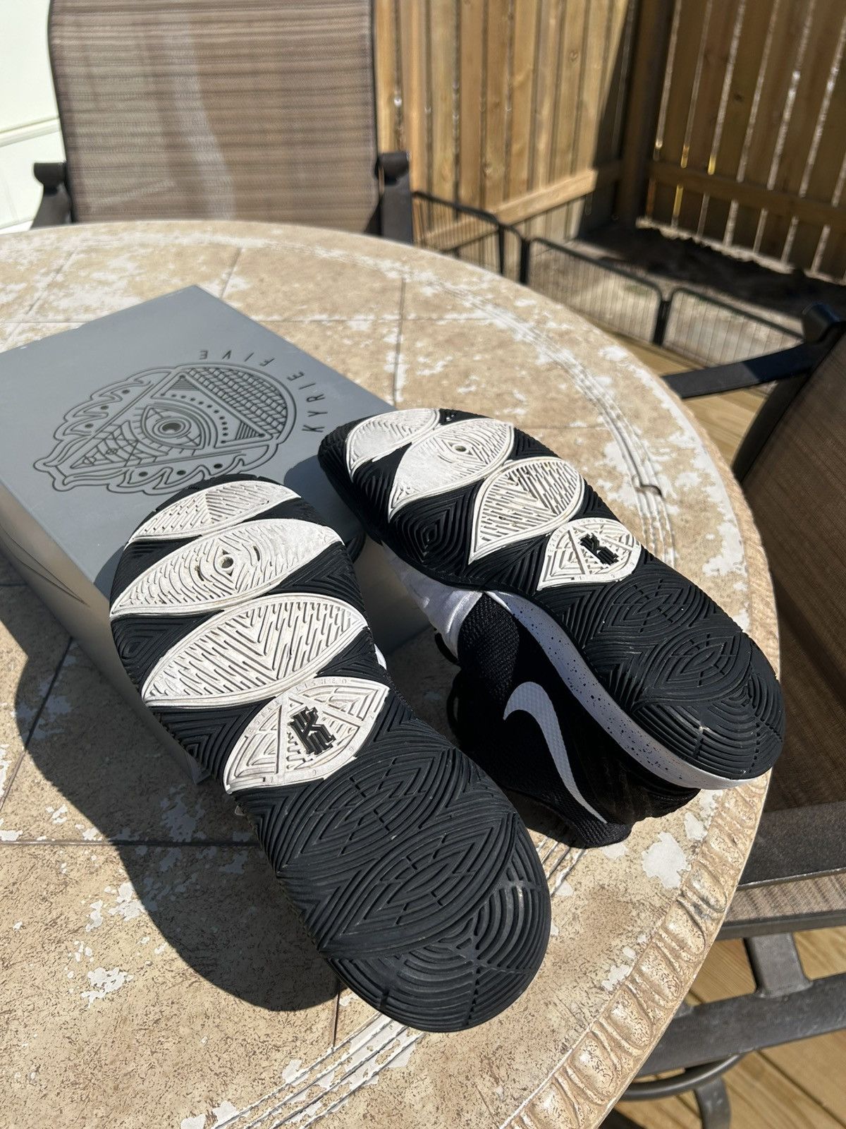 Nike nike kyrie 5 team black Size US 8.5 / EU 41-42 - 15 Thumbnail