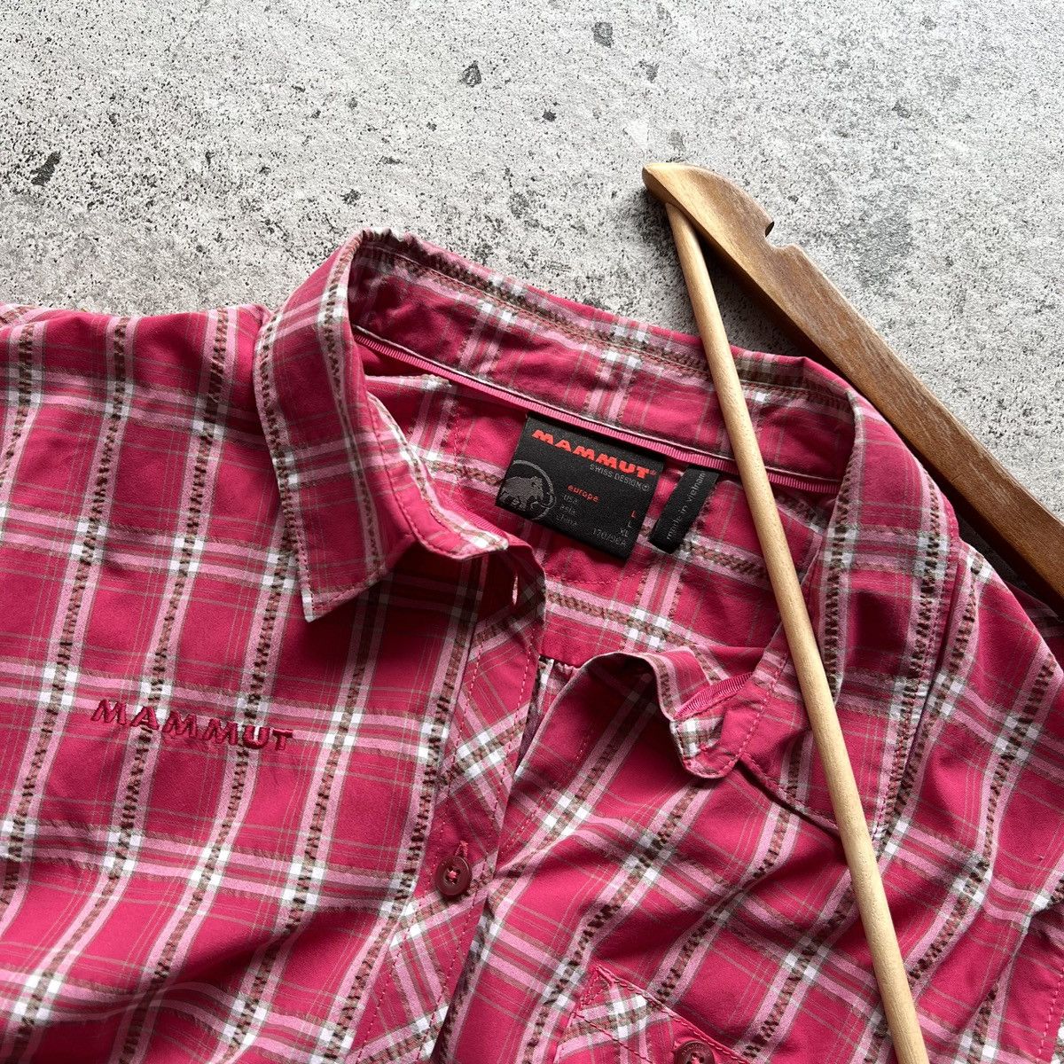 Mammut Mammut Wmns Pink White Checkered Button Shirt Casual Outdoor Size L / US 10 / IT 46 - 5 Thumbnail