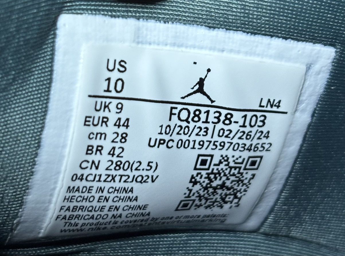 Jordan Brand Jordan 4 Retro Oxidized Green 2024 Size 10 Size US 10 / EU 43 - 6 Thumbnail