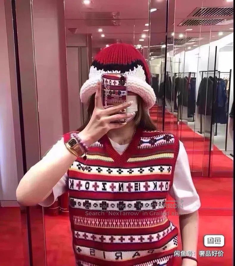 Kenzo Kenzo Red University Campus Series Pattern Printed Crewnec Size M / US 6-8 / IT 42-44 - 4 Thumbnail
