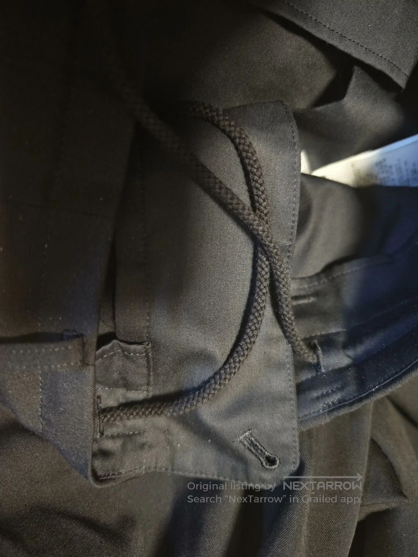 Yohji Yamamoto Yohji Yamamoto Gaba Black Drawstring Pants. Size US 34 / EU 50 - 6 Thumbnail