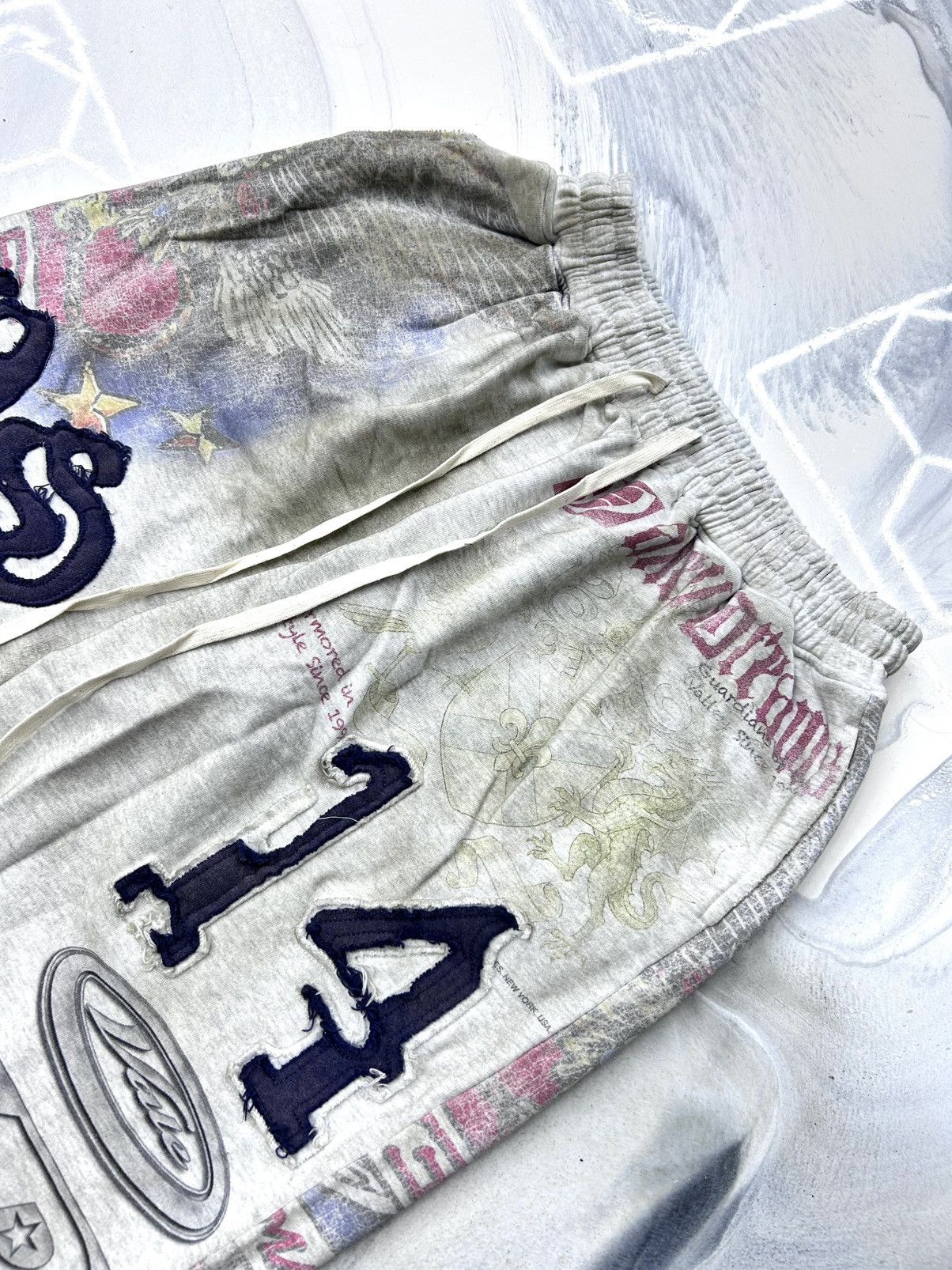 Vale Vale Crash Sweatpants Grey Purple Red Size S Size US 30 / EU 46 - 5 Thumbnail