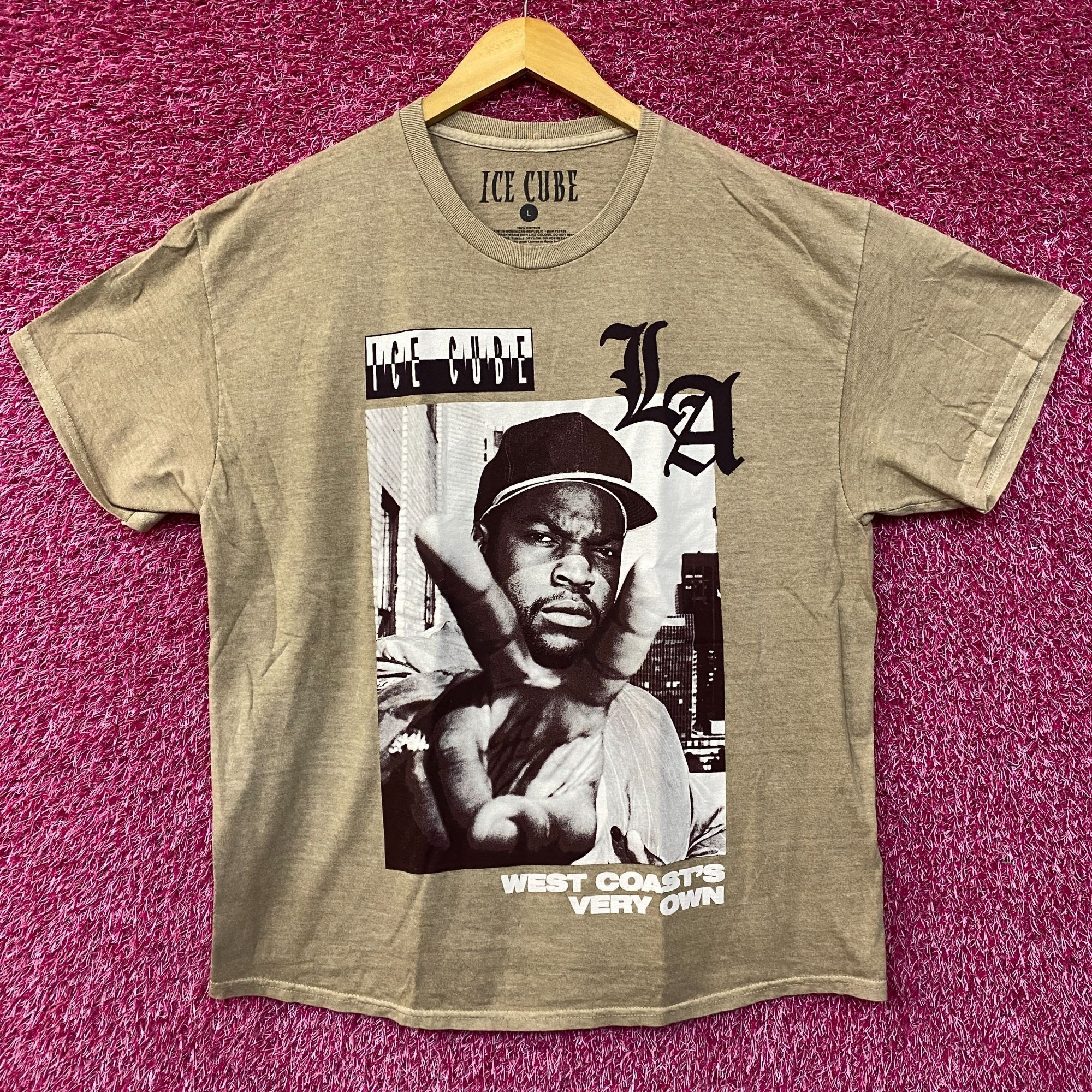 Rap Tees Ice Cube LA Boys West Coast Graphic Design T-Shirt Large Size US L / EU 52-54 / 3 - 1 Thumbnail
