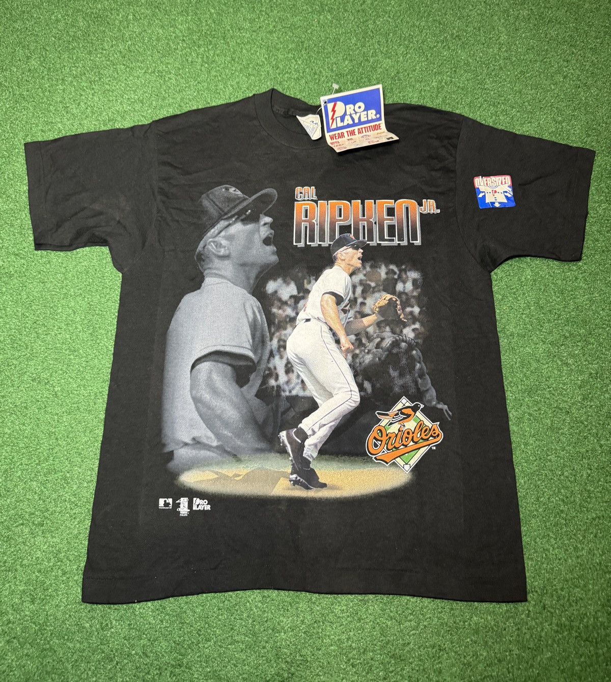 Pro Player Cal Ripken Jr Baltimore Orioles NWT 90s Baseball L T Shirt Size US L / EU 52-54 / 3 - 1 Thumbnail