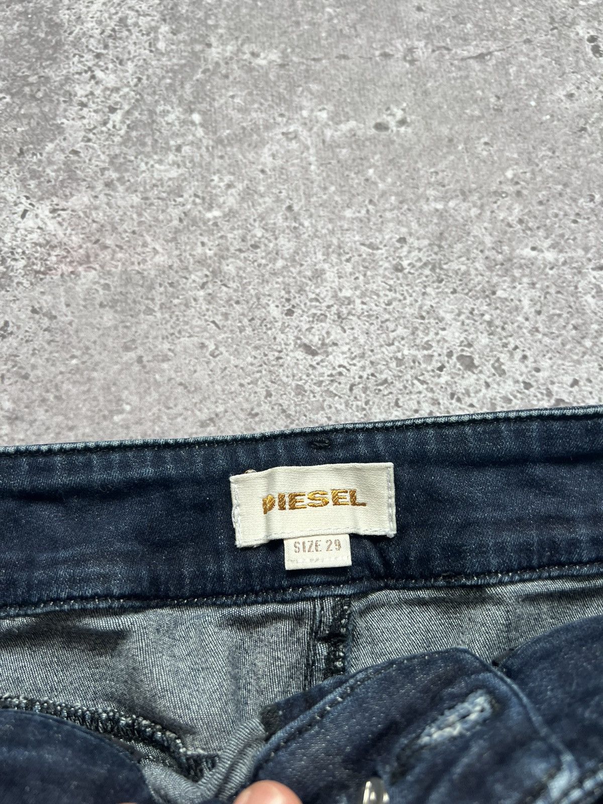 Diesel × Vintage Vintage Diesel Denim Skirt Y2K Size 29" - 9 Thumbnail