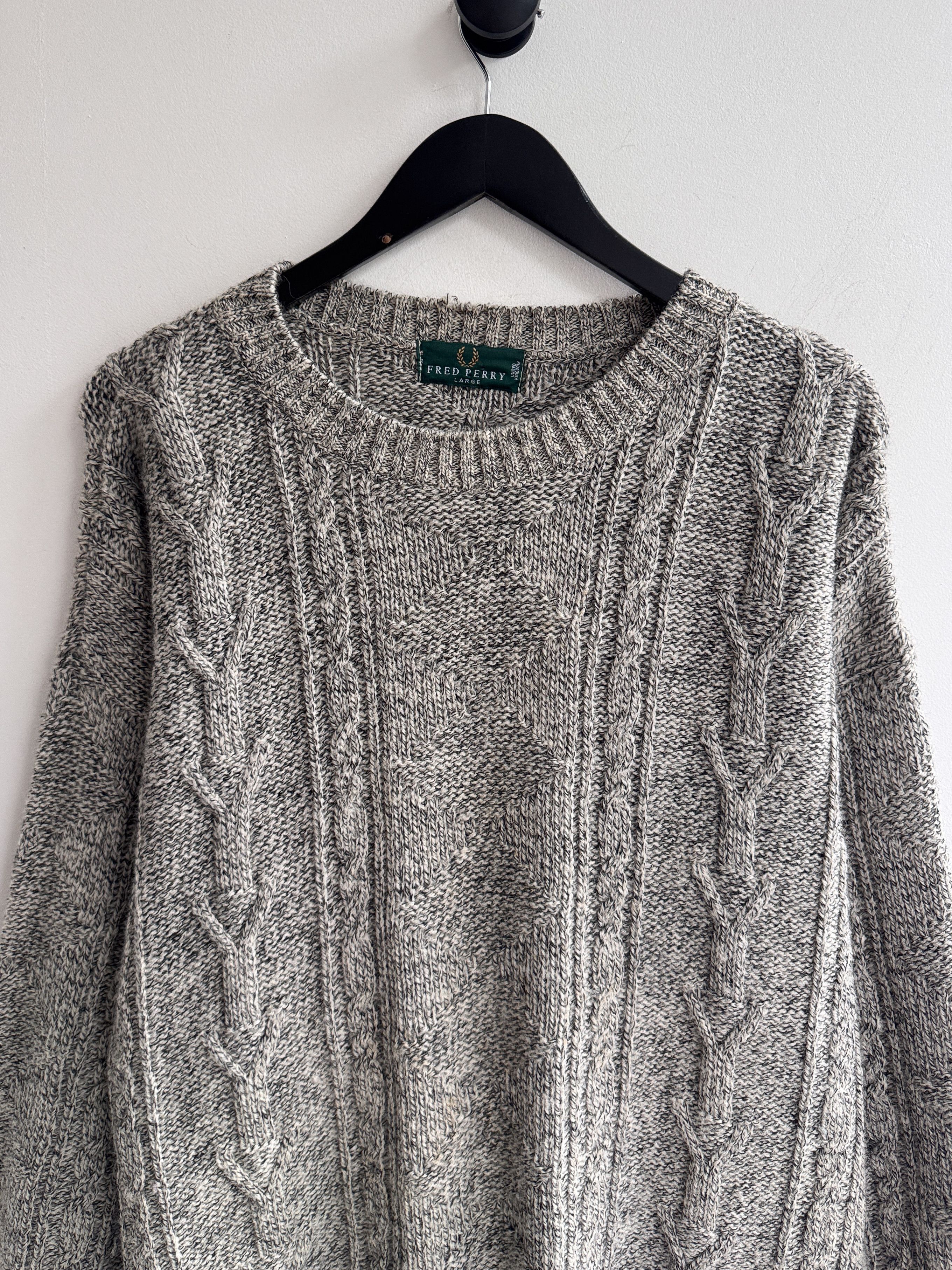 Fred Perry Vintage Fred Perry Wool Knit Sweater Jumper Size US L / EU 52-54 / 3 - 2 Thumbnail