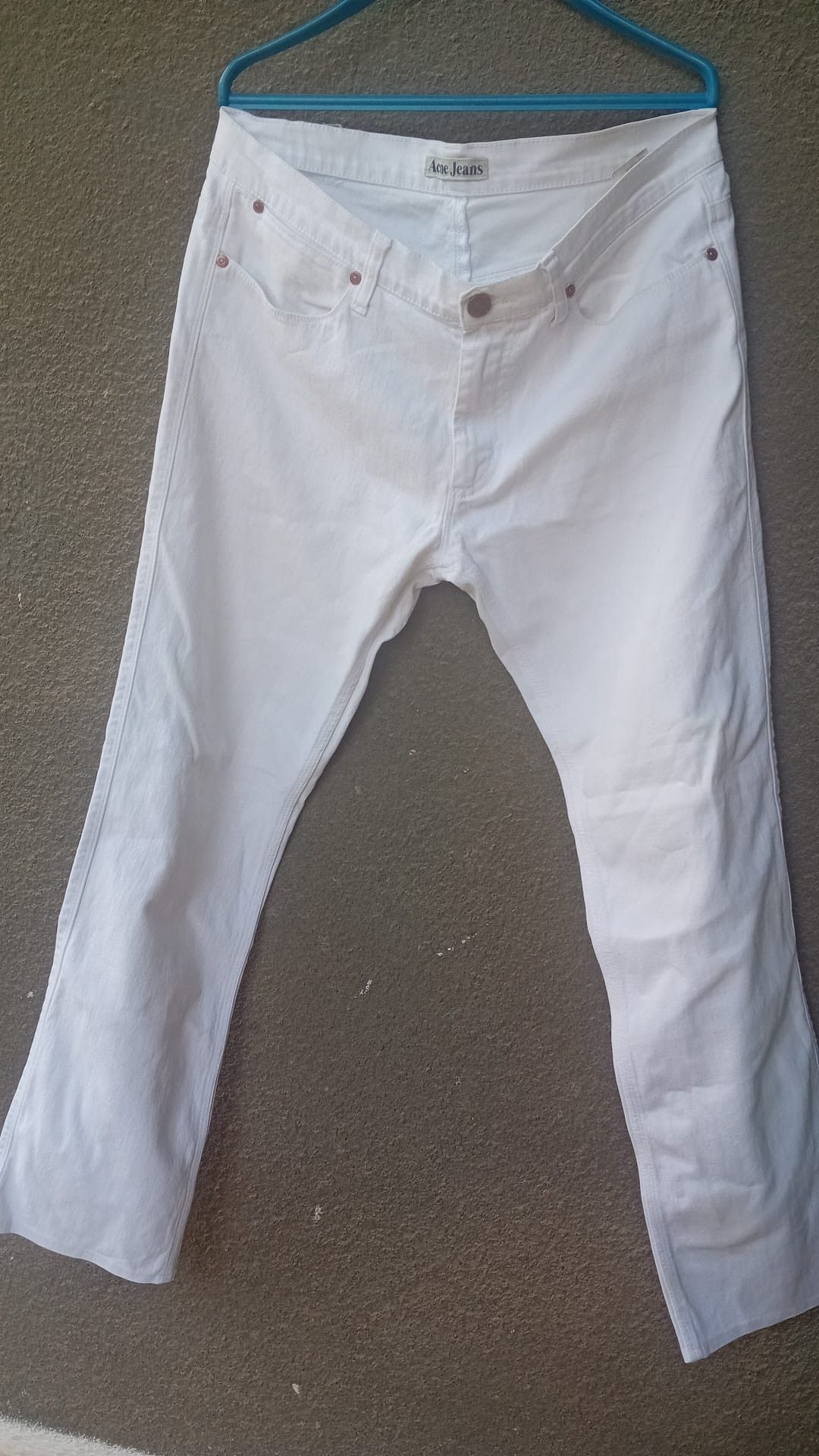 Acne Studios Acne Studios Max White Jeans sz 33x32 Size US 33 - 2 Thumbnail