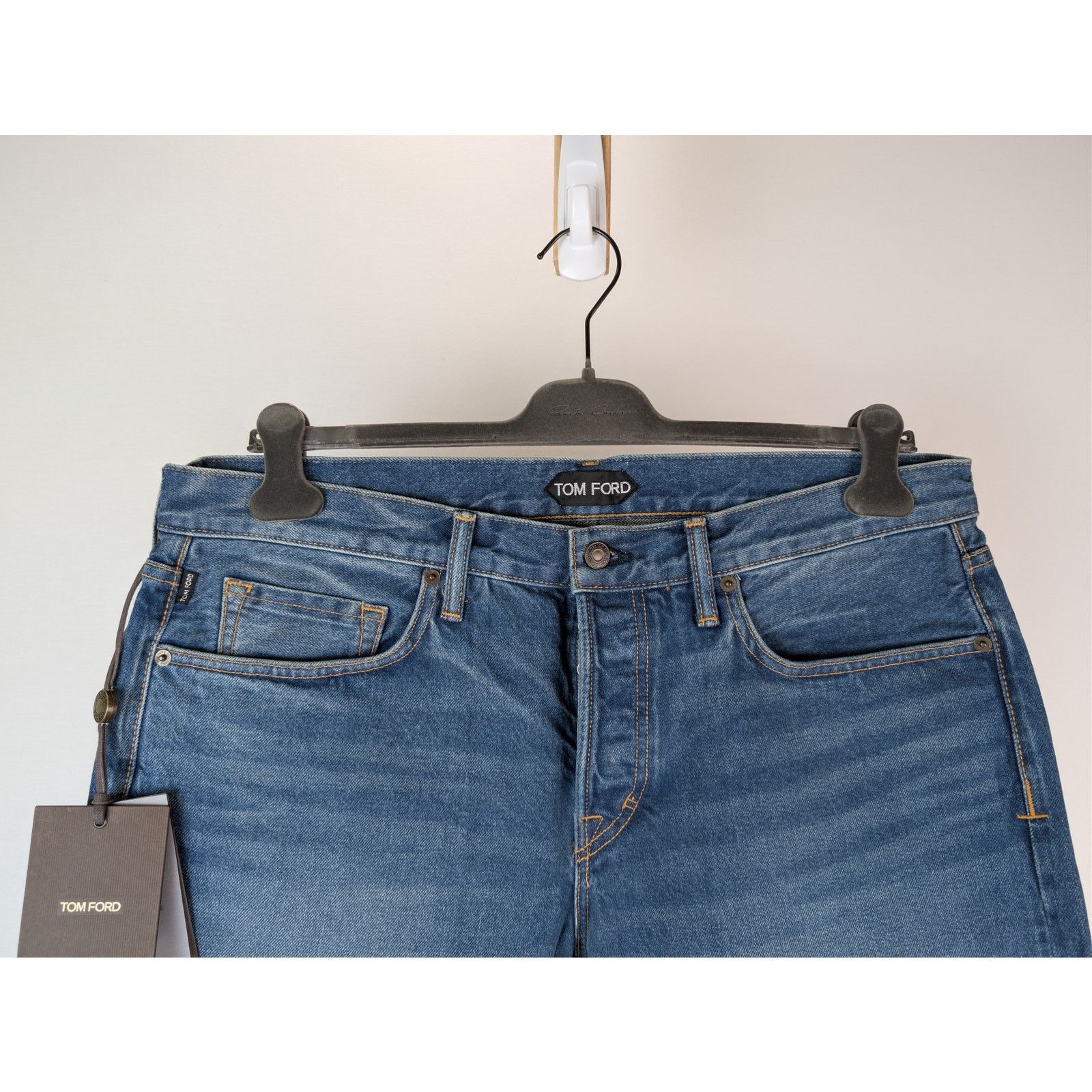 Tom Ford o1rshd1 Slim Denim Jeans in Blue Size US 38 / EU 54 - 2 Thumbnail